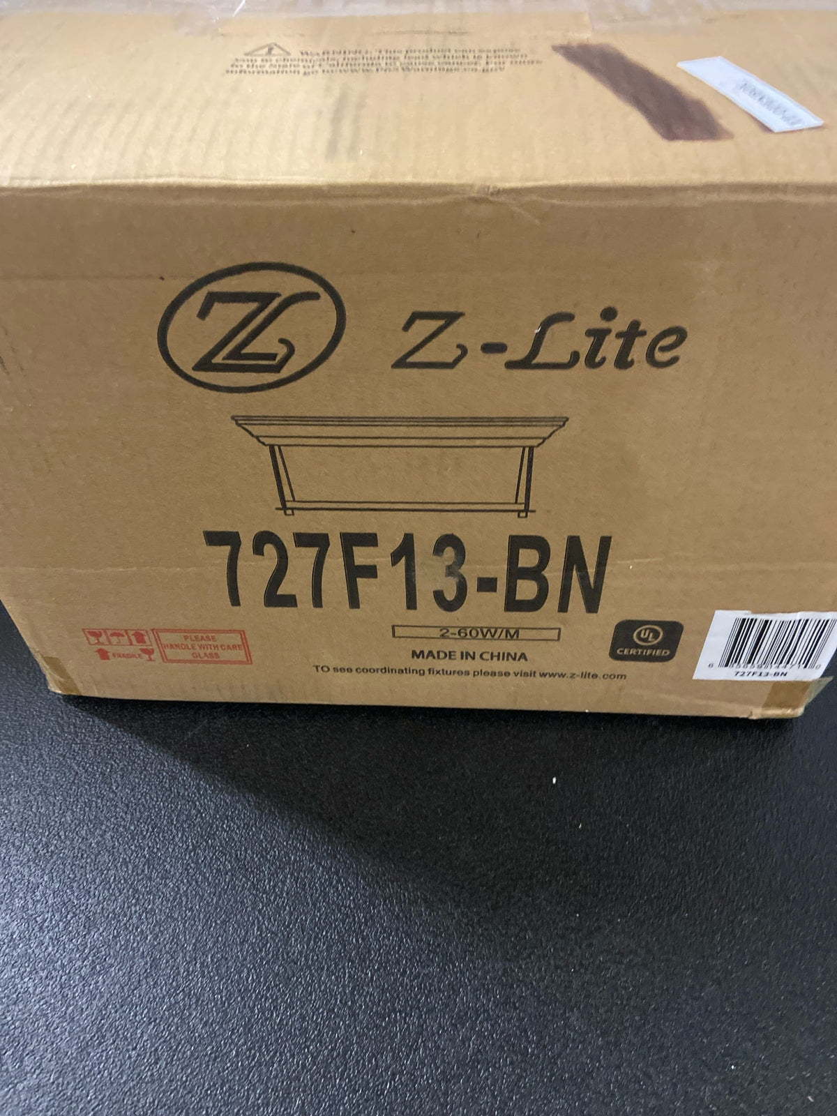 Z-Lite 727F13-BN Sonna 2 Light 13-1/2" Wide Flush Mount Drum Ceiling Fixture with Seedy Glass Shade - Brushed Nickel