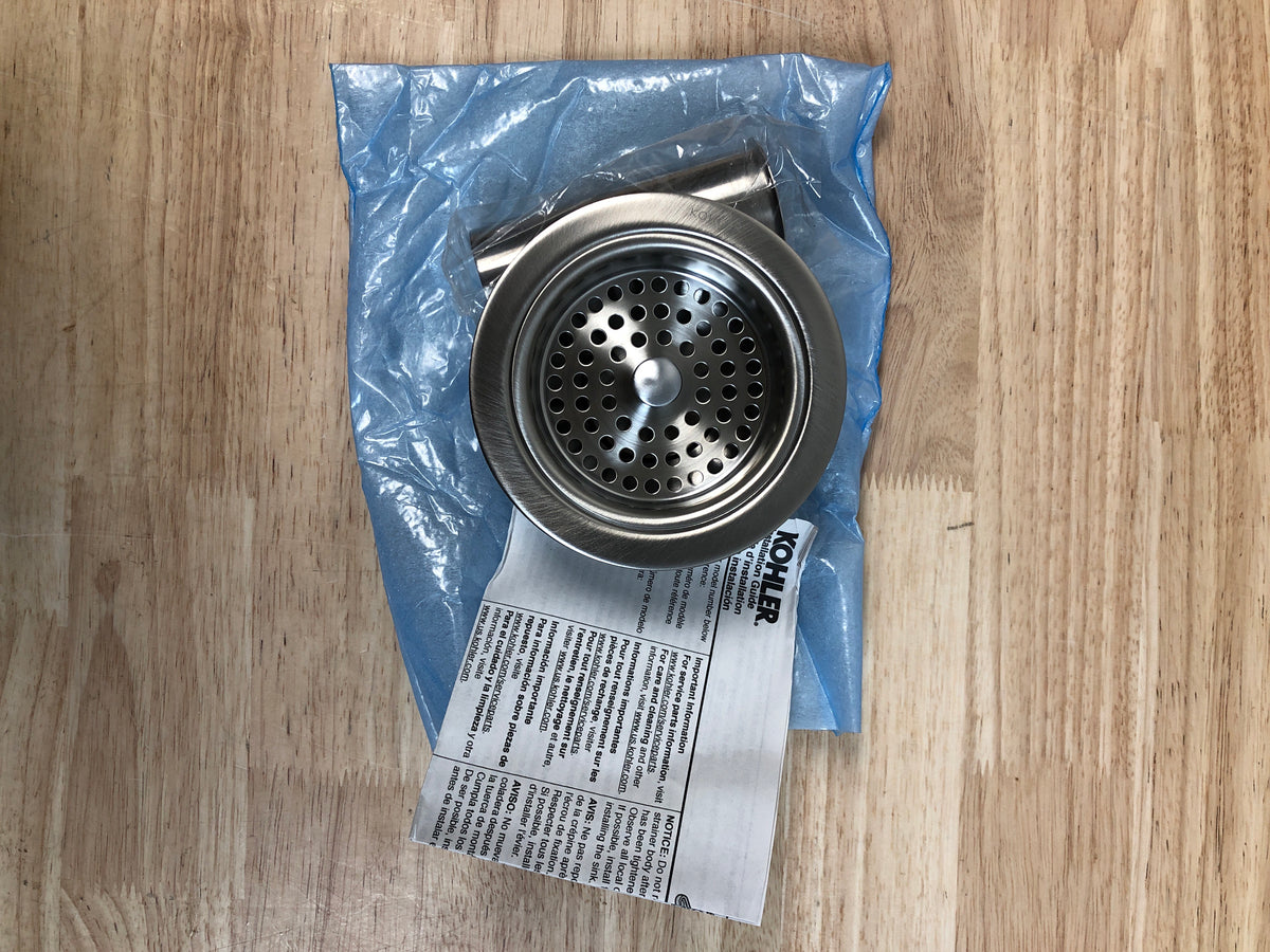 KOHLER Duostrainer Chrome Kitchen Sink Pop Up Drain