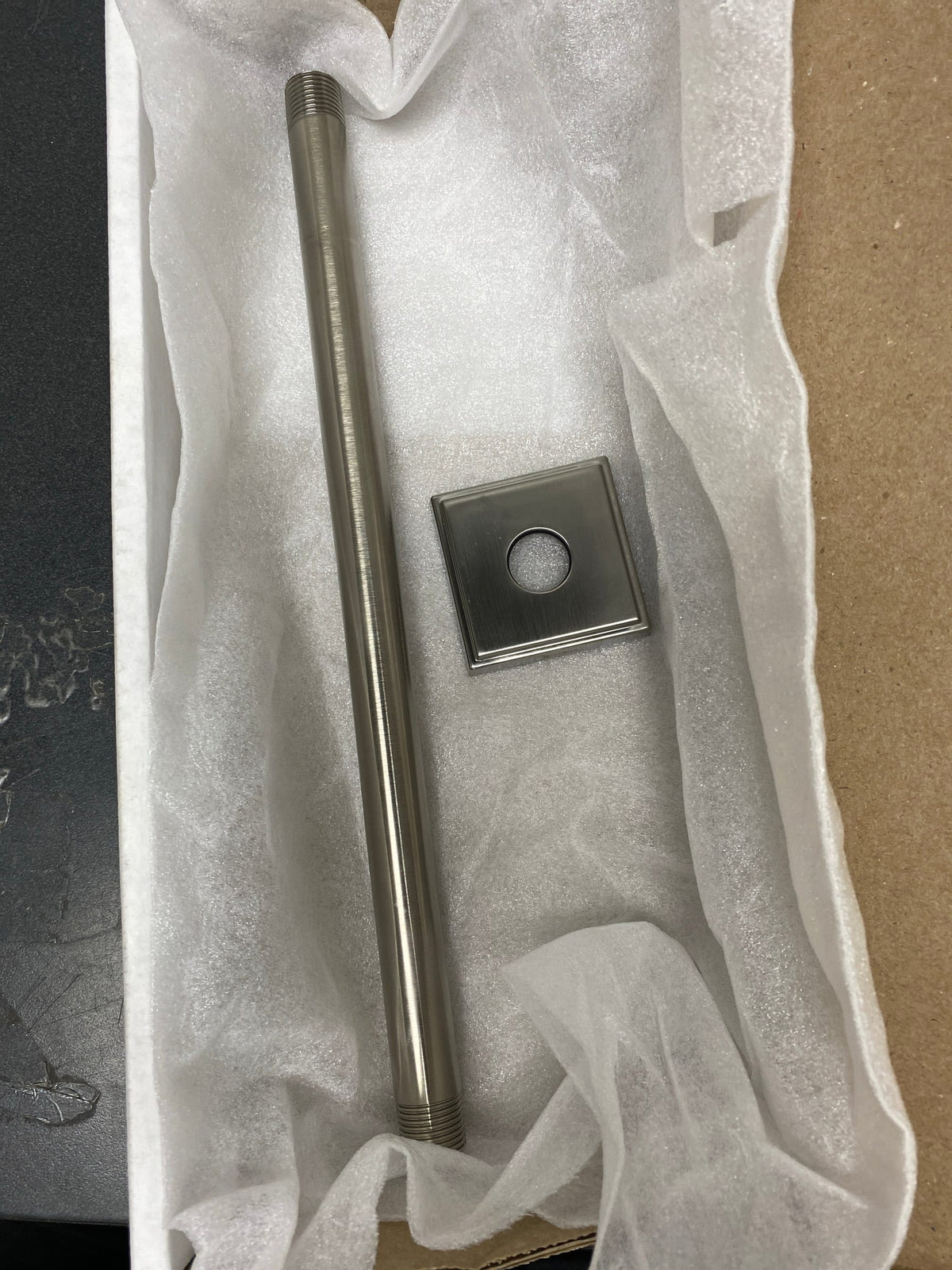 Brizo RP101286NK Essential 14" Ceiling Mounted Shower Arm - Luxe Nickel