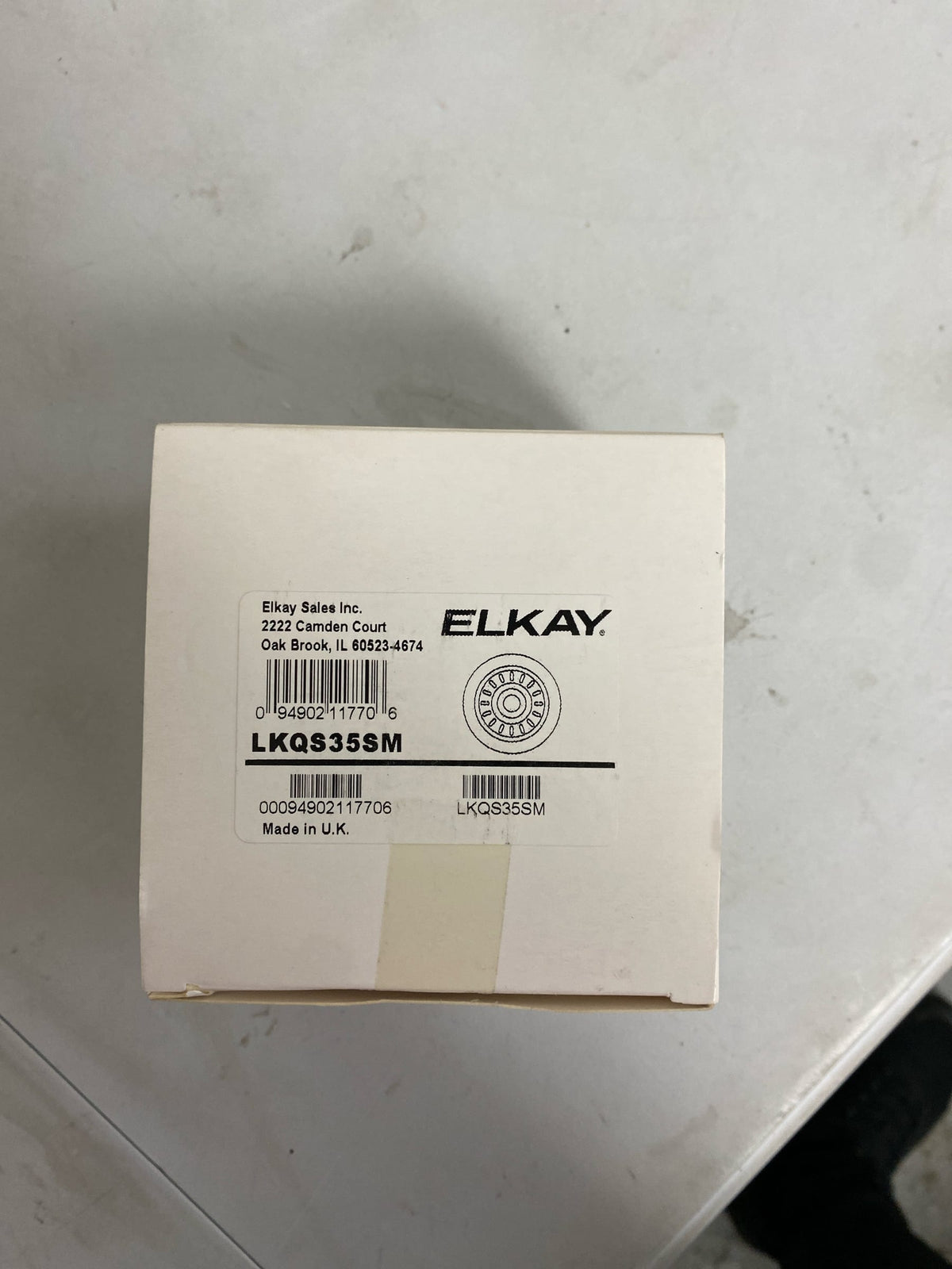 Elkay LKQS35SM 3-1/2" Basket Strainer - Silvermist