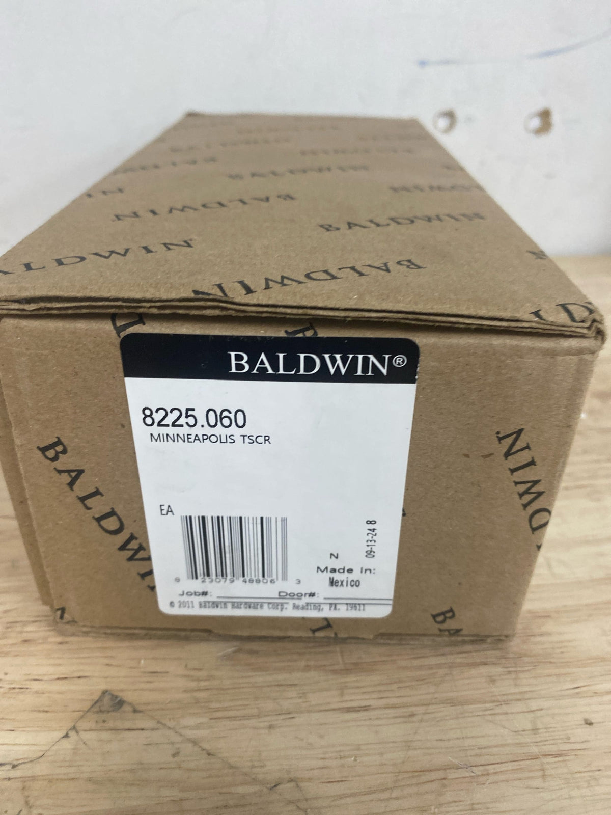 Baldwin 8225060 Touchscreen Minneapolis Standalone Deadbolt - Satin Brass and Brown