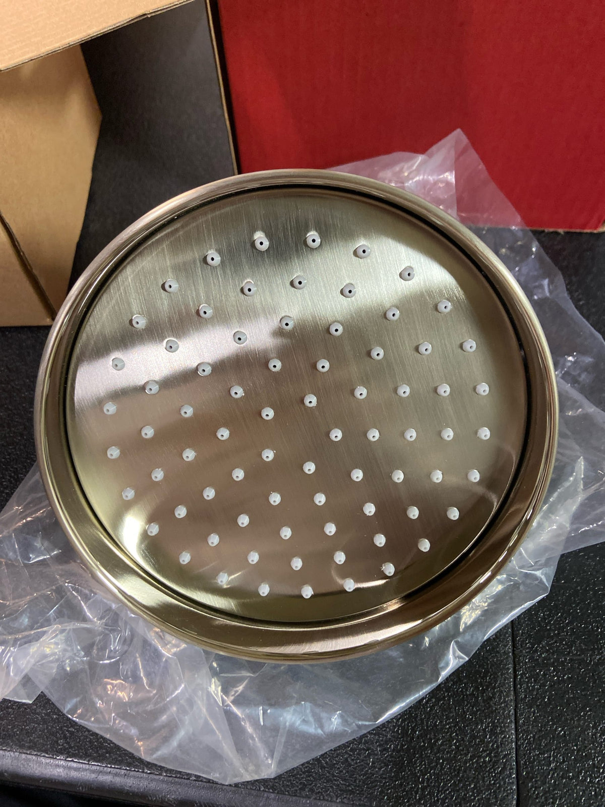 Pfister LG15-TB0 Tisbury 1.8 GPM Single Function Shower Head - Brushed Nickel