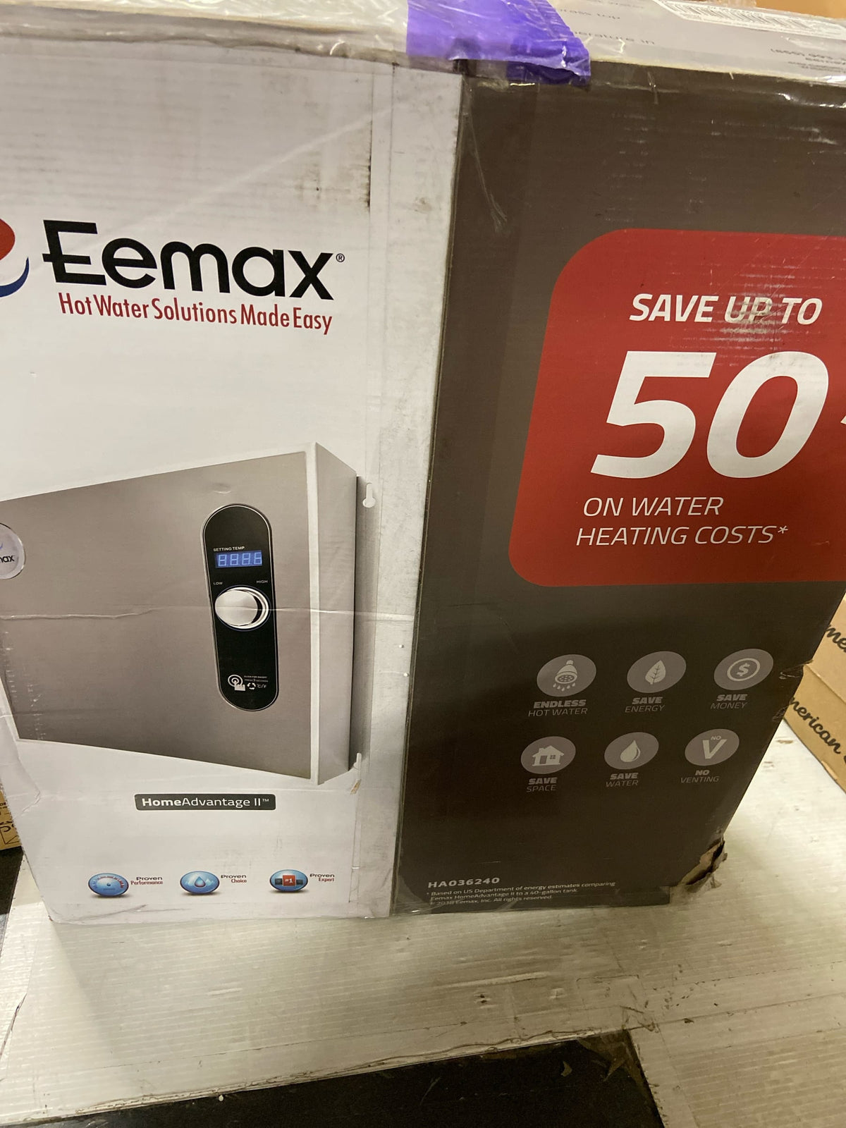Eemax HA036240 240V 36 kW Electric Tankless Water Heater