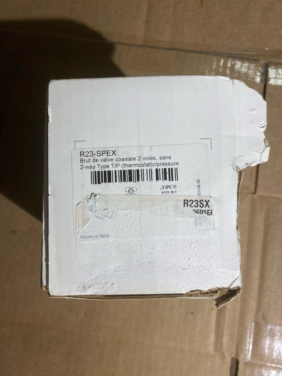 House of Rohl R23-SPEX 1/2" Thermostatic Rough-in Valve with PEX Connection Type with up to 3 Functions - N/A