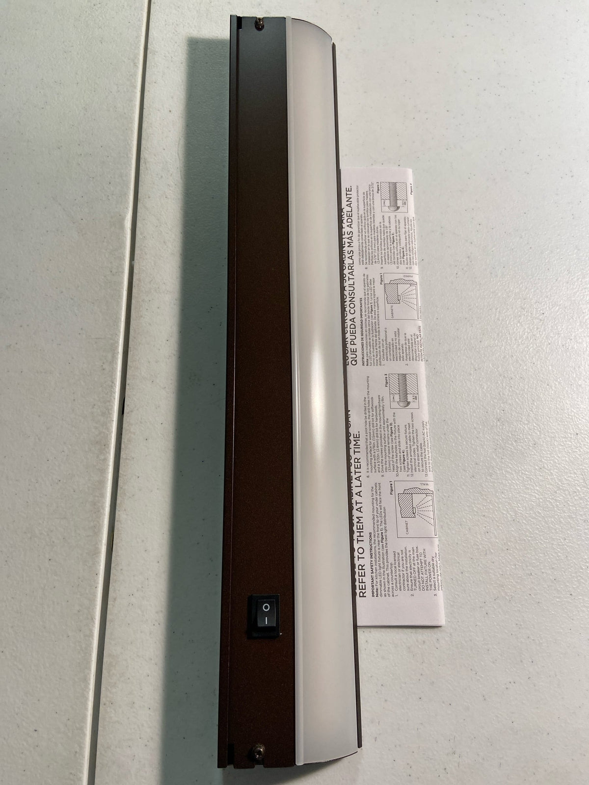 Ultra prograde 64770-T1 ProWire Direct Wire 18 in. LED Oil-Rubbed Bronze Under Cabinet Light