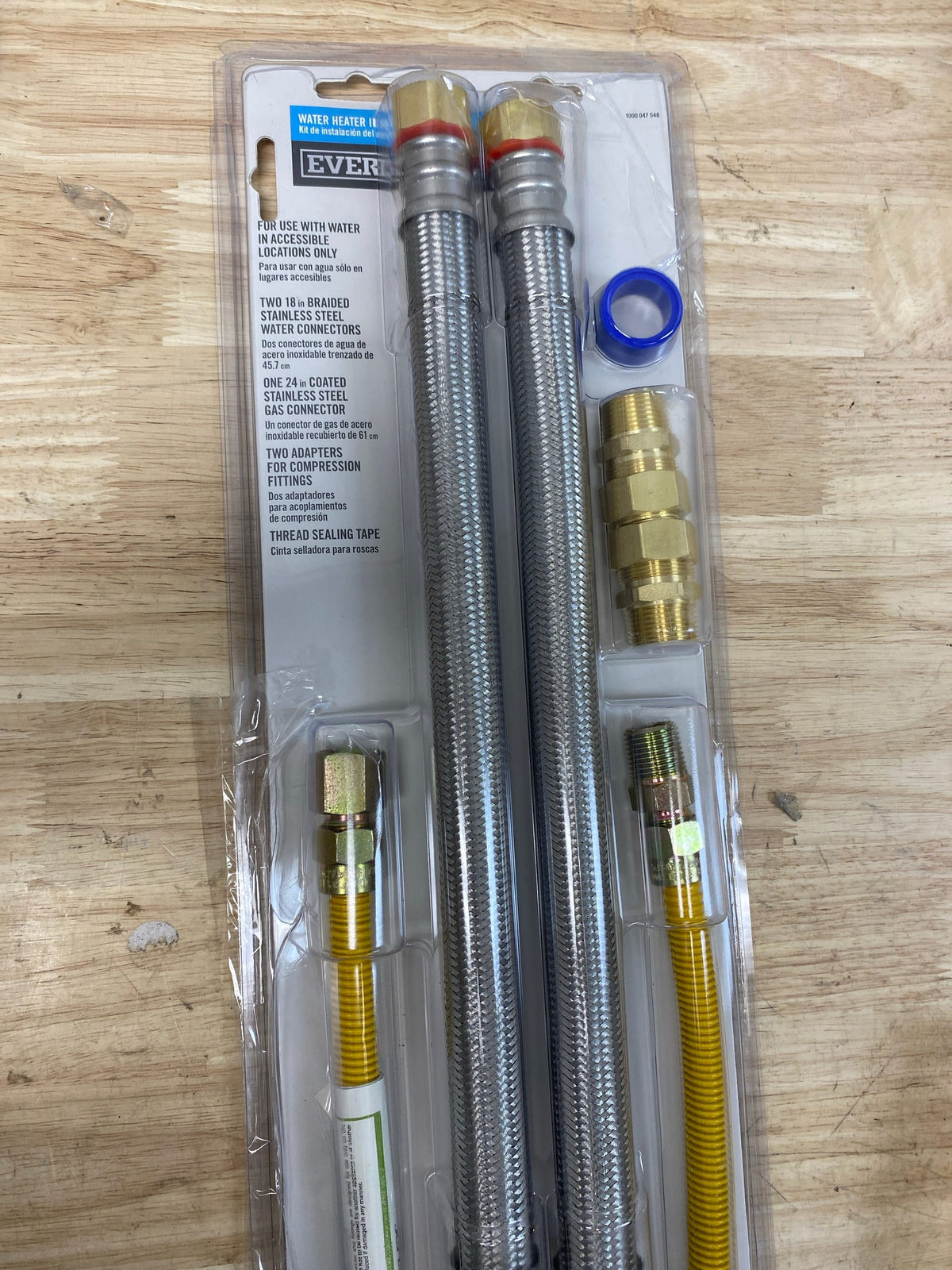 Everbilt EBWCB-07-18GKITa Gas Water Heater Installation Kit