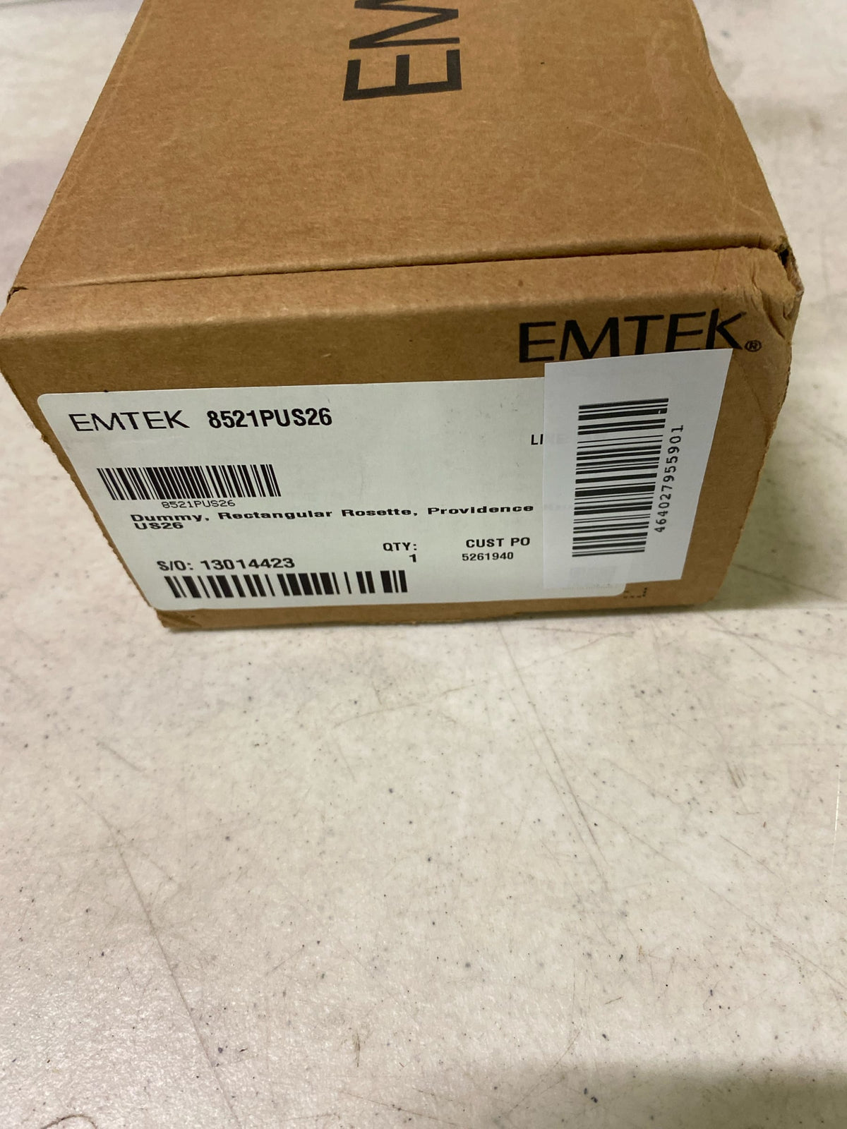 Emtek Bright Chrome Dummy 8521PUS26 8521PUS26