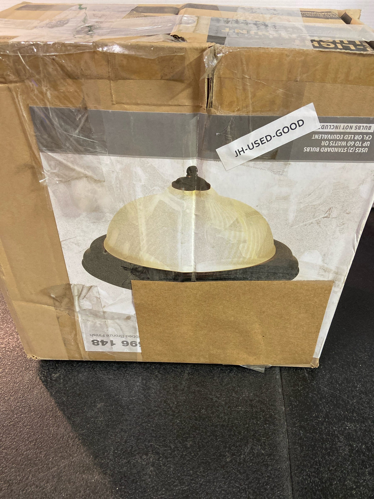 Unbranded FZP8012A/ORB 11 in. 2-Light Oil Rubbed Bronze Flush Mount