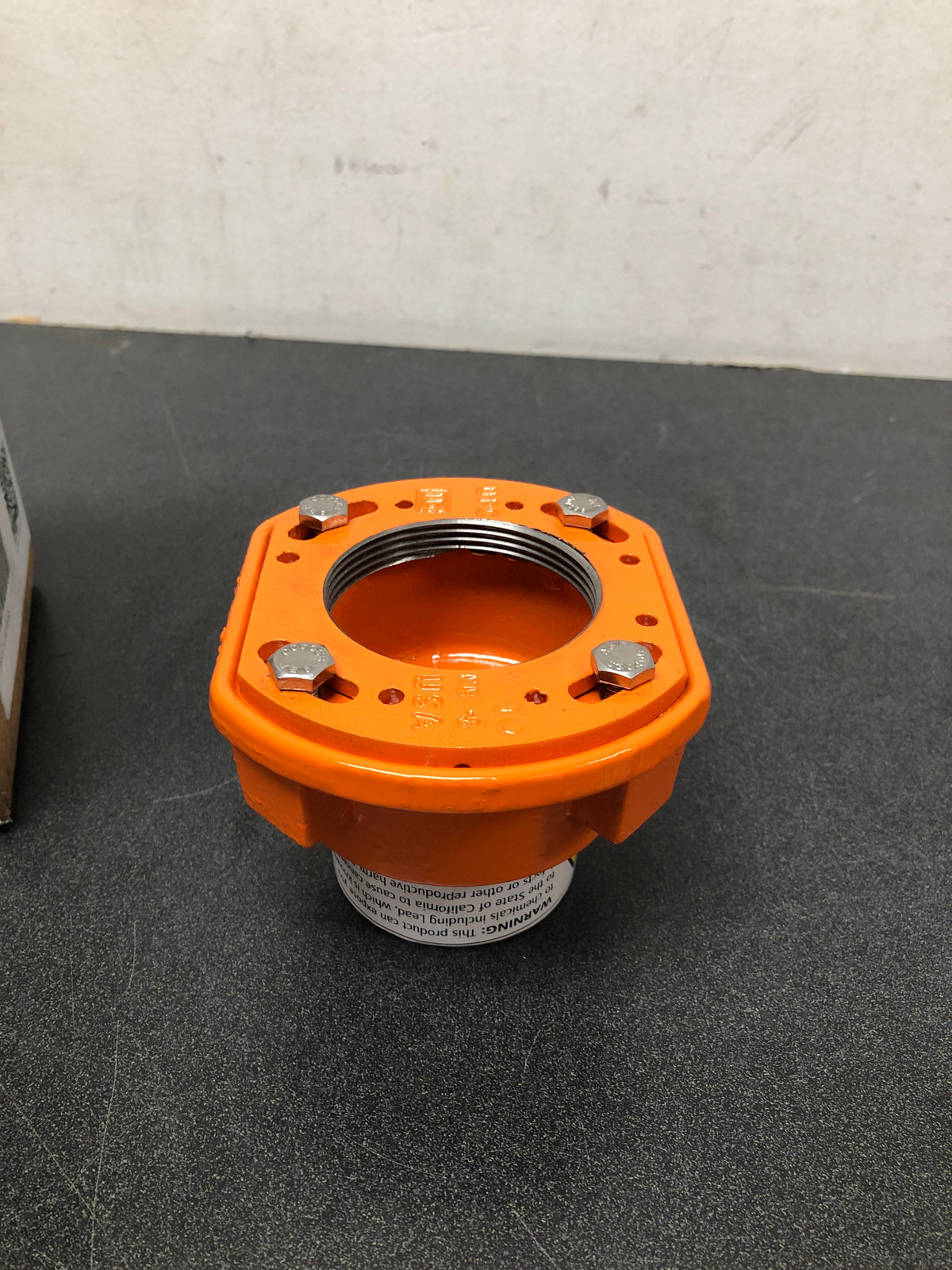 Infinity Drain Compact Clamp Down Cast Iron Drain with 2" Throat and 2" No Hub Outlet - Cast Iron