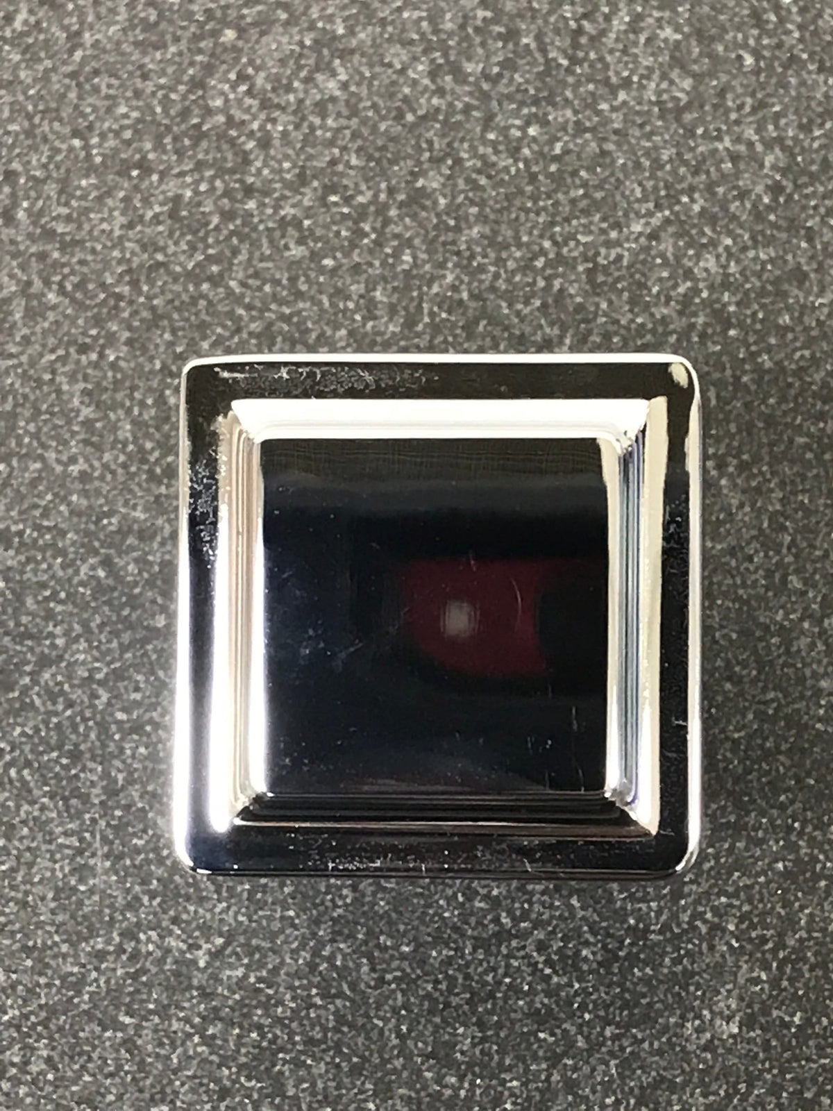 Top Knobs TK702PC Ascendra 1-1/4 Inch Square Cabinet Knob from the Transcend Collection - Polished Chrome