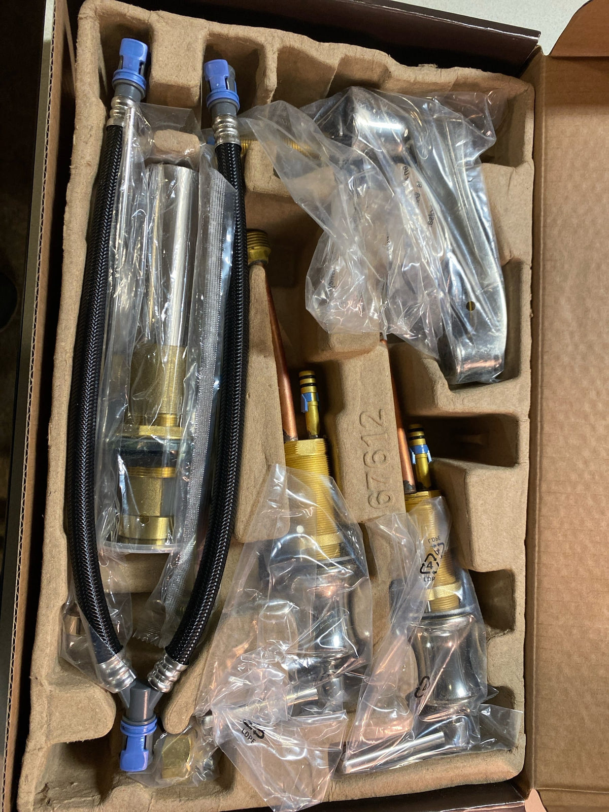 Signature Hardware 447898 Pendleton 1.2 GPM Widespread Bathroom Faucet with Pop-Up Drain Assembly