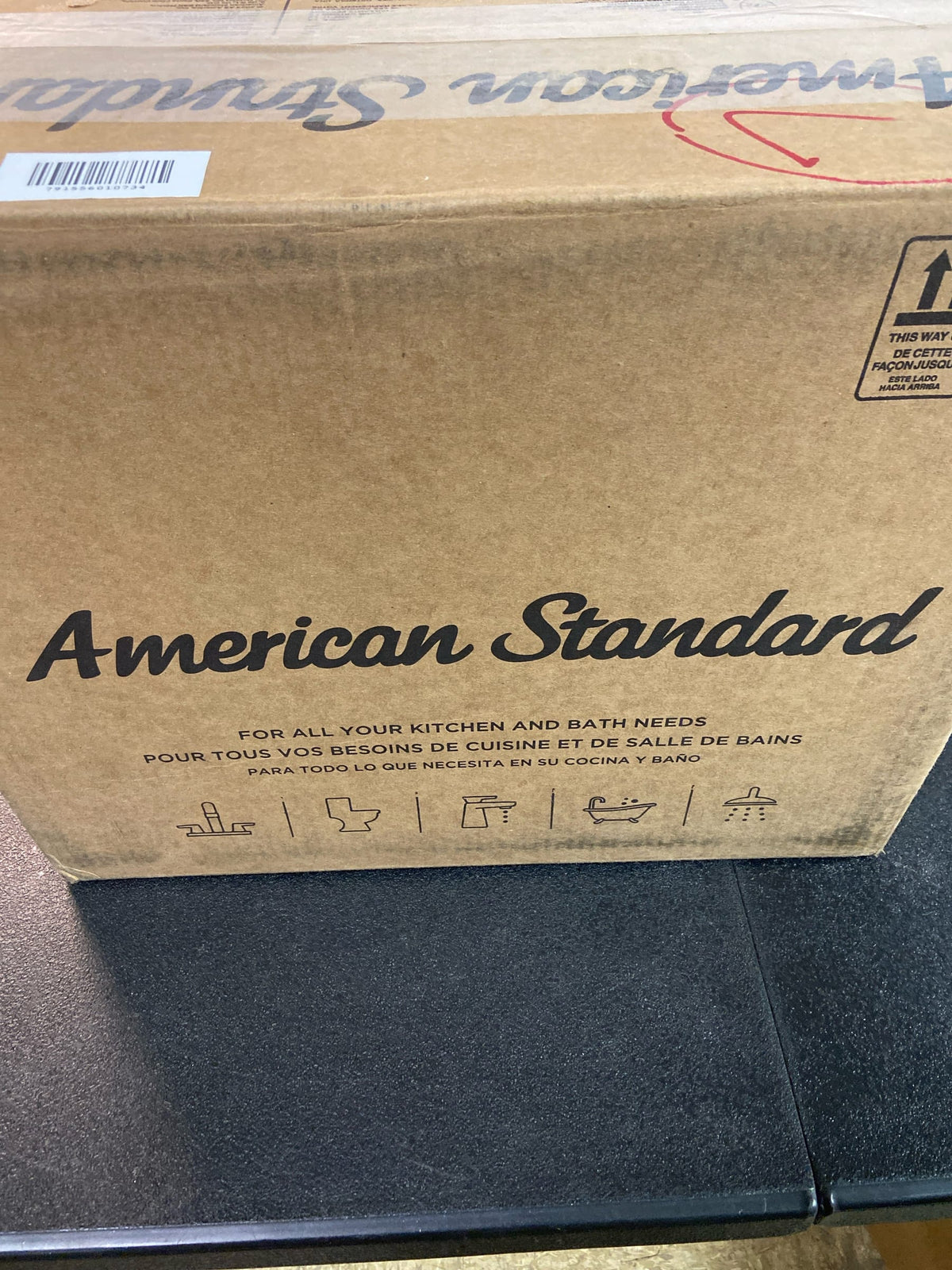 American standard 4188B.104.020 Cadet Pro 1.28 GPF Single Flush Toilet Tank Only in White