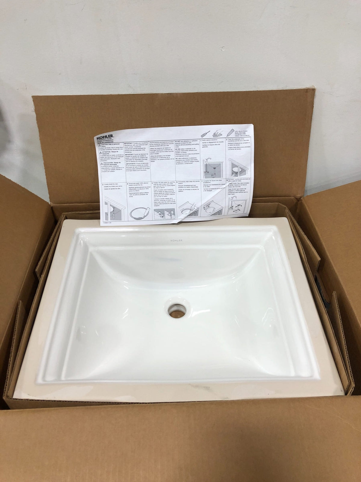 Kohler Memoirs 18-1/4" Undermount Bathroom Sink