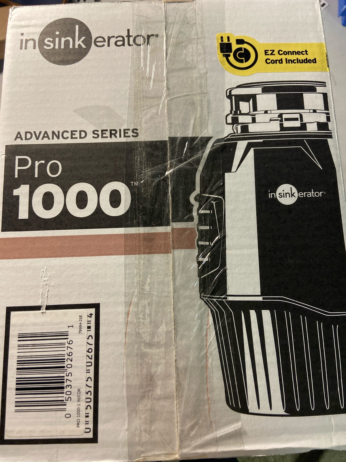 InSinkErator 79852K-ISE Pro 1000 Garbage Disposal, 1 HP - Cord Included - With Power Cord