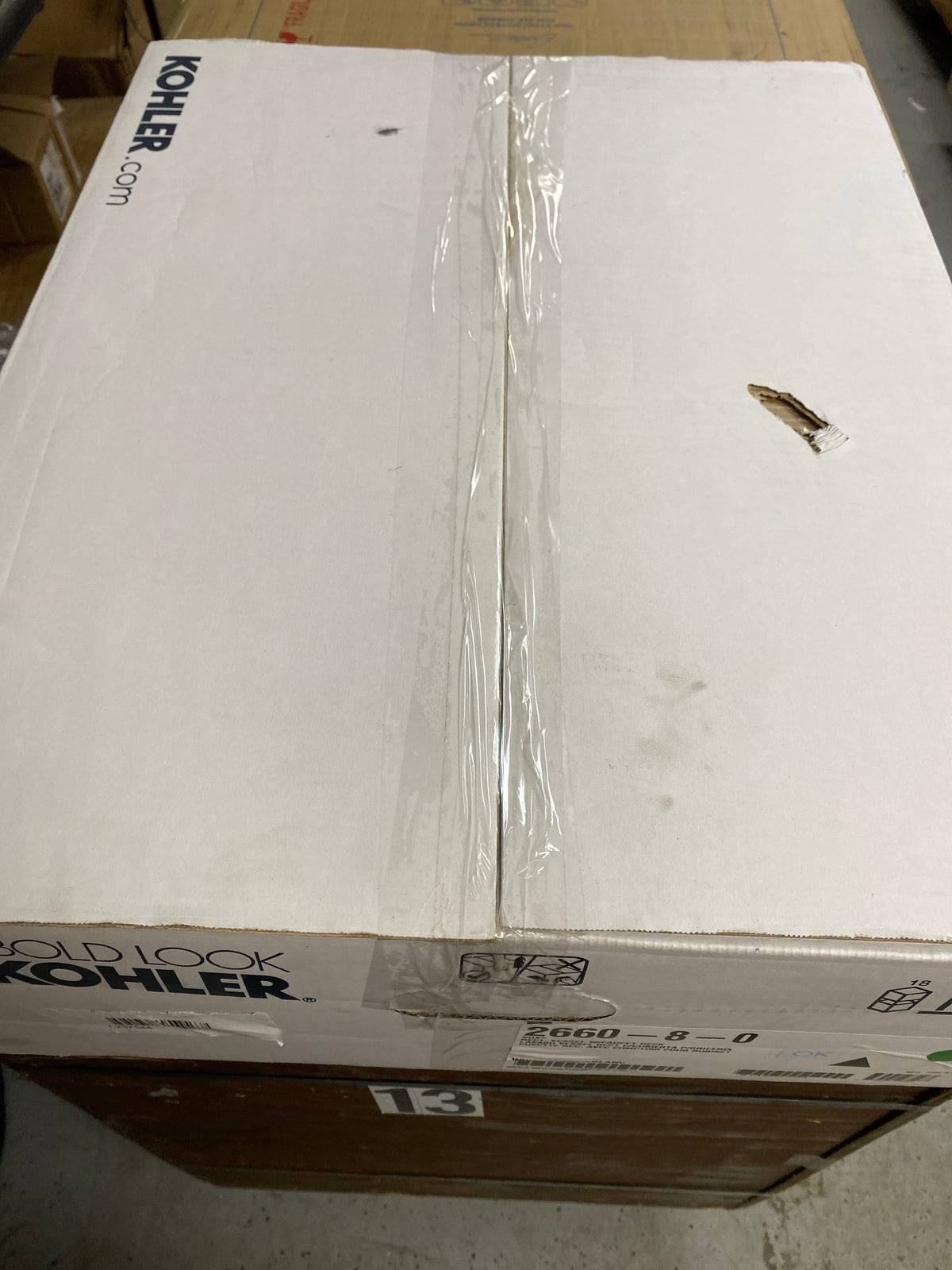 Kohler K-2660-8-0 Vox 22" Vessel / Drop In Sink with Overflow - White