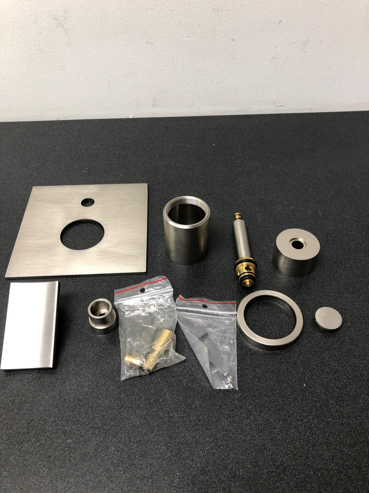 Graff G-7090-LM36S-SN-T Sade/Targa Solid Trim Plate with Handle - Steelnox