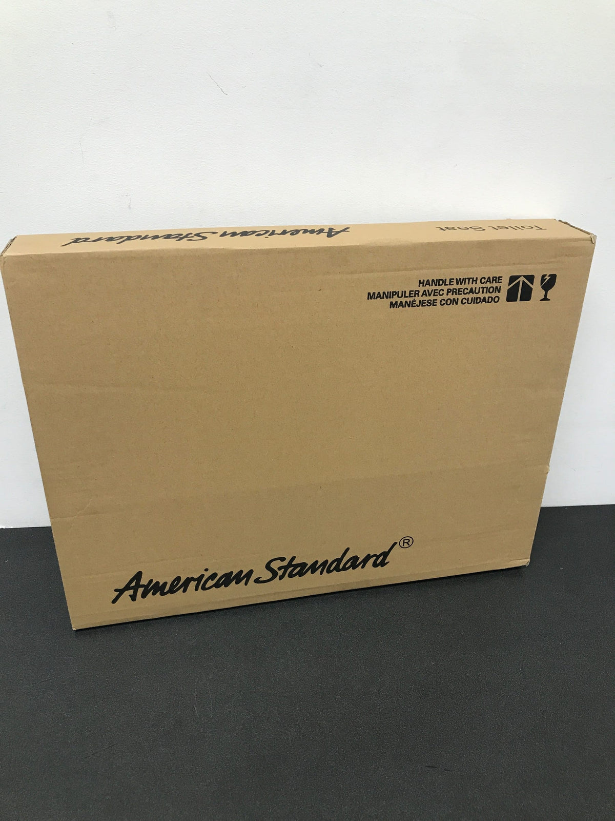 American Standard 5350110.021 Cadet 3 Elongated Slow Close Toilet Seat with Cover and EverClean Surface - Bone