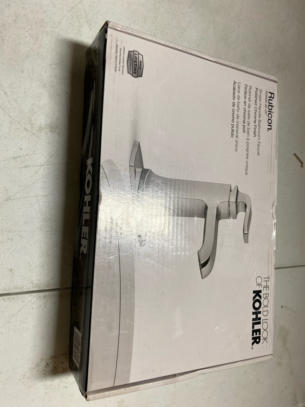 Kohler R29402-4D-CP Rubicon Single Hole Single Handle Bathroom Faucet in Polished Chrome