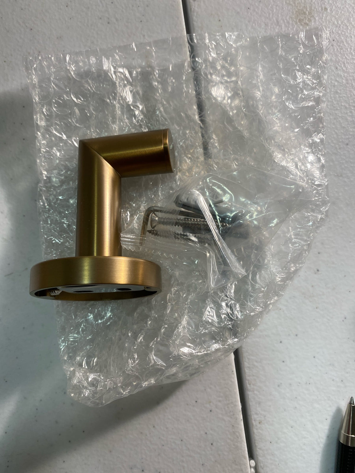 ICO Bath V63219 Volkano Summit Single Robe Hook - PVD Brushed Bronze