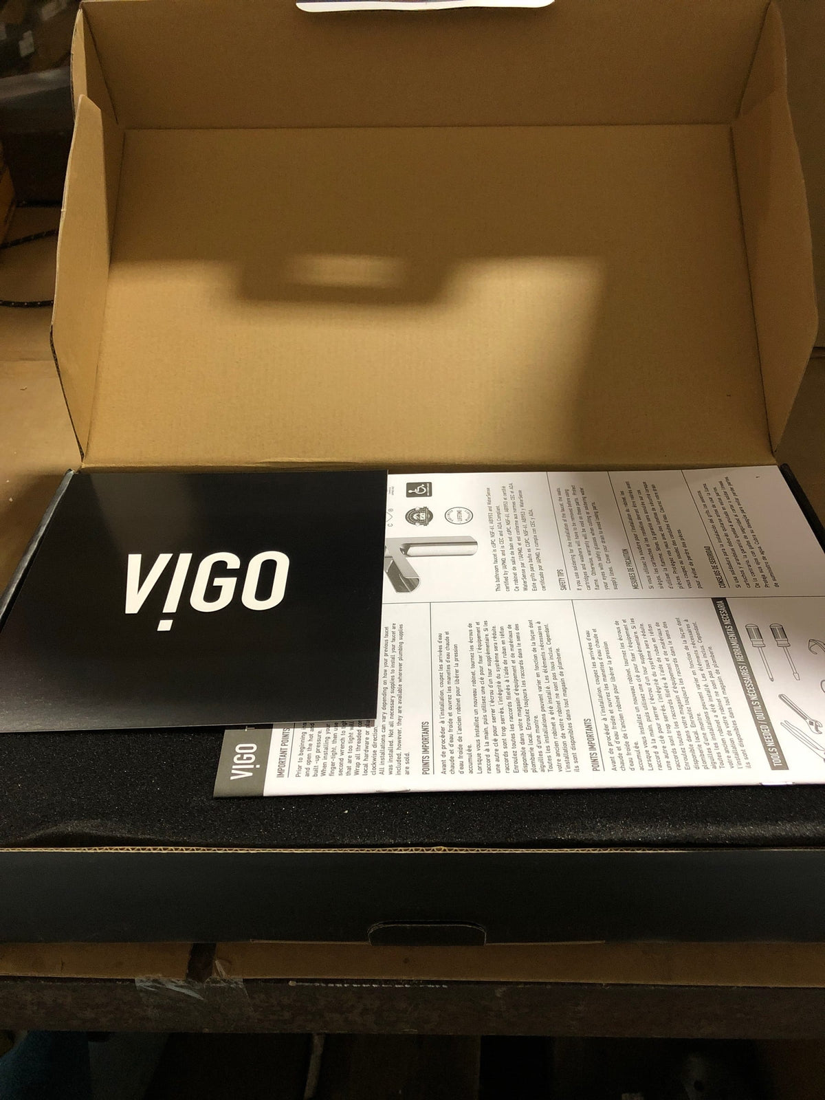 Vigo VG01042MB Ileana Single Handle Single-Hole Bathroom Faucet in Matte Black
