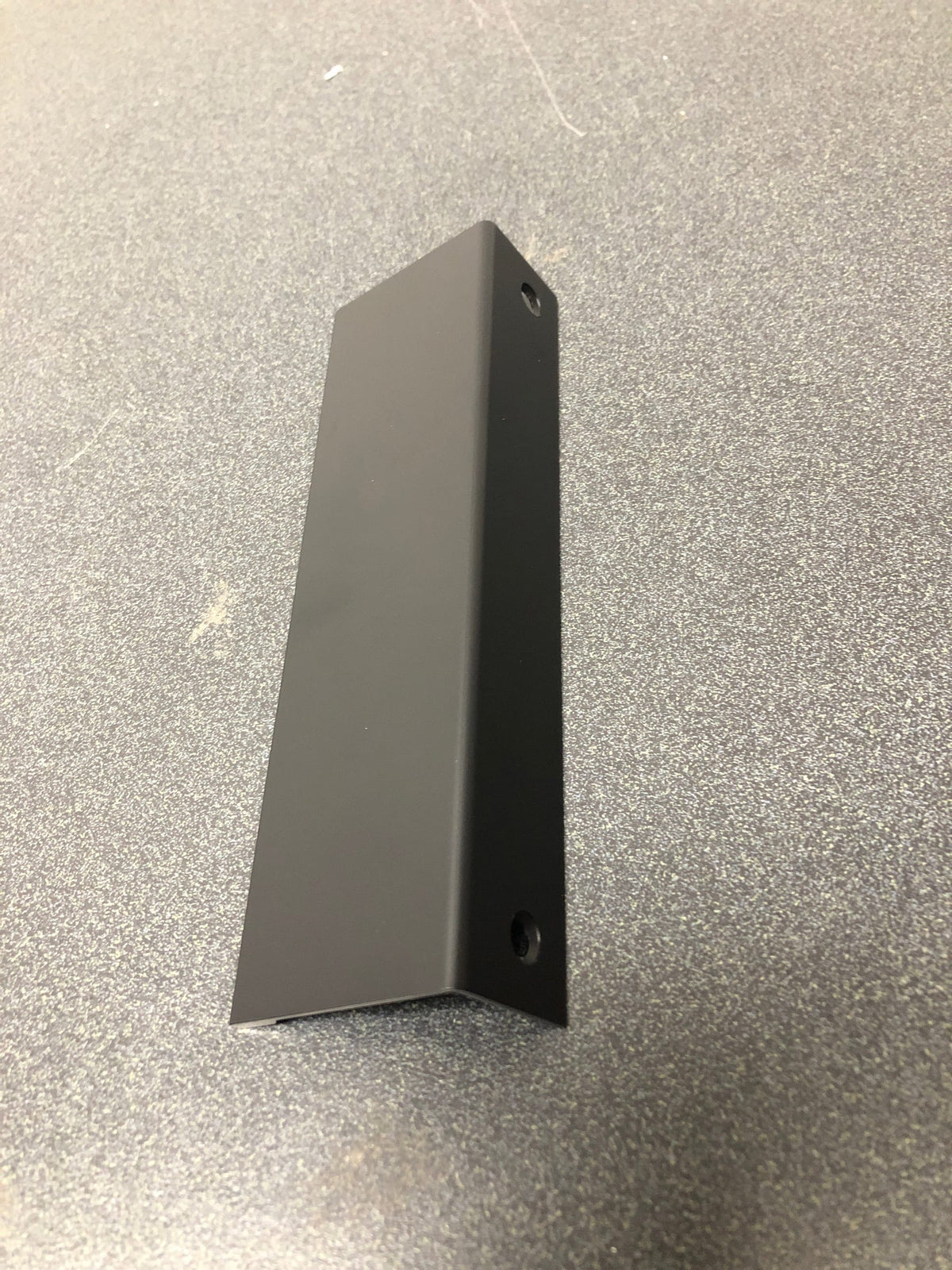 Amerock BP36575FB Edge Pull 5-13/16 Inch Long Finger Cabinet Pull - Matte Black
