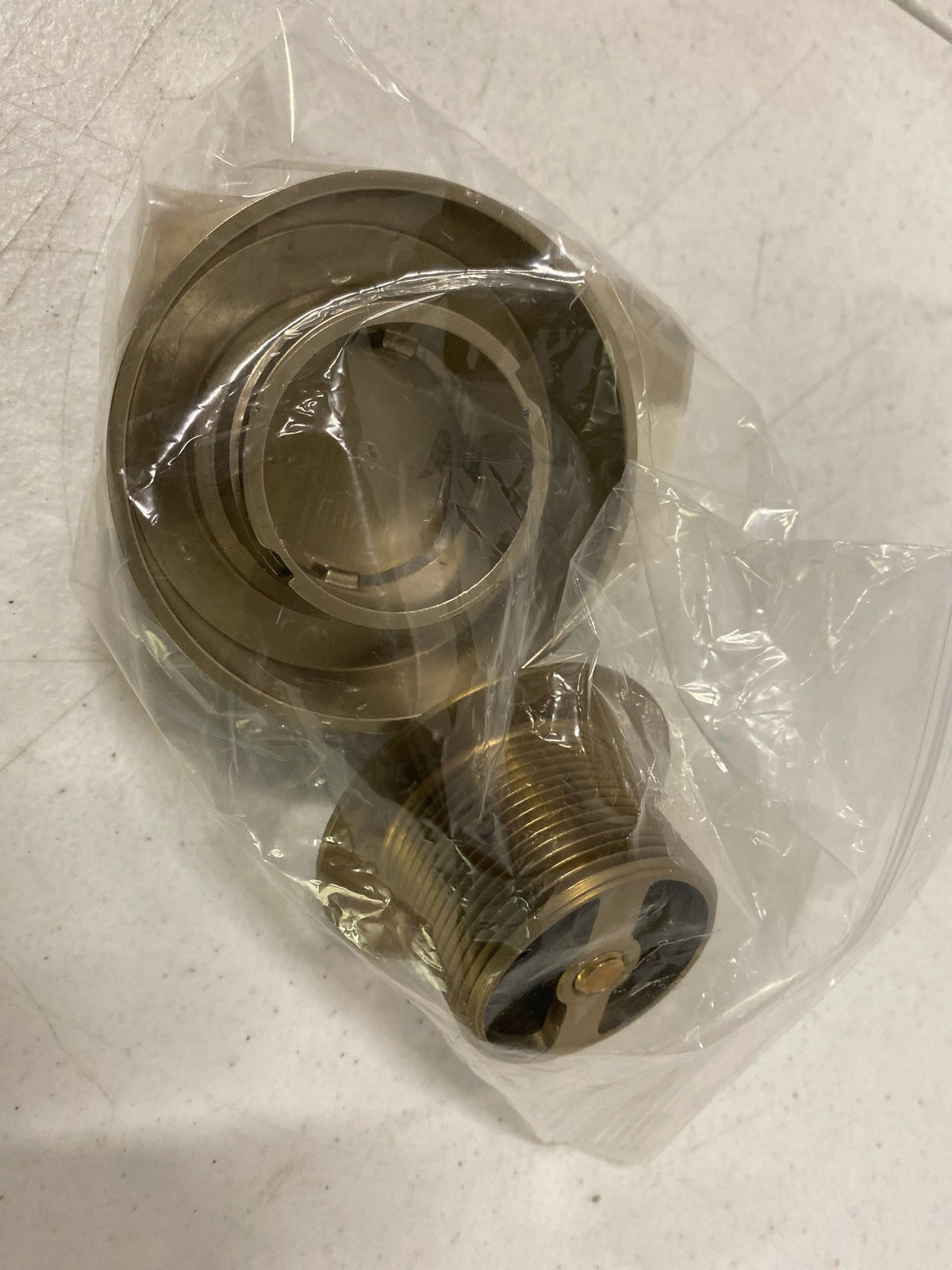 Dearborn K98CBPS True Blue 1-1/2" Tub Drain Kit - with Overflow - Champagne Bronze