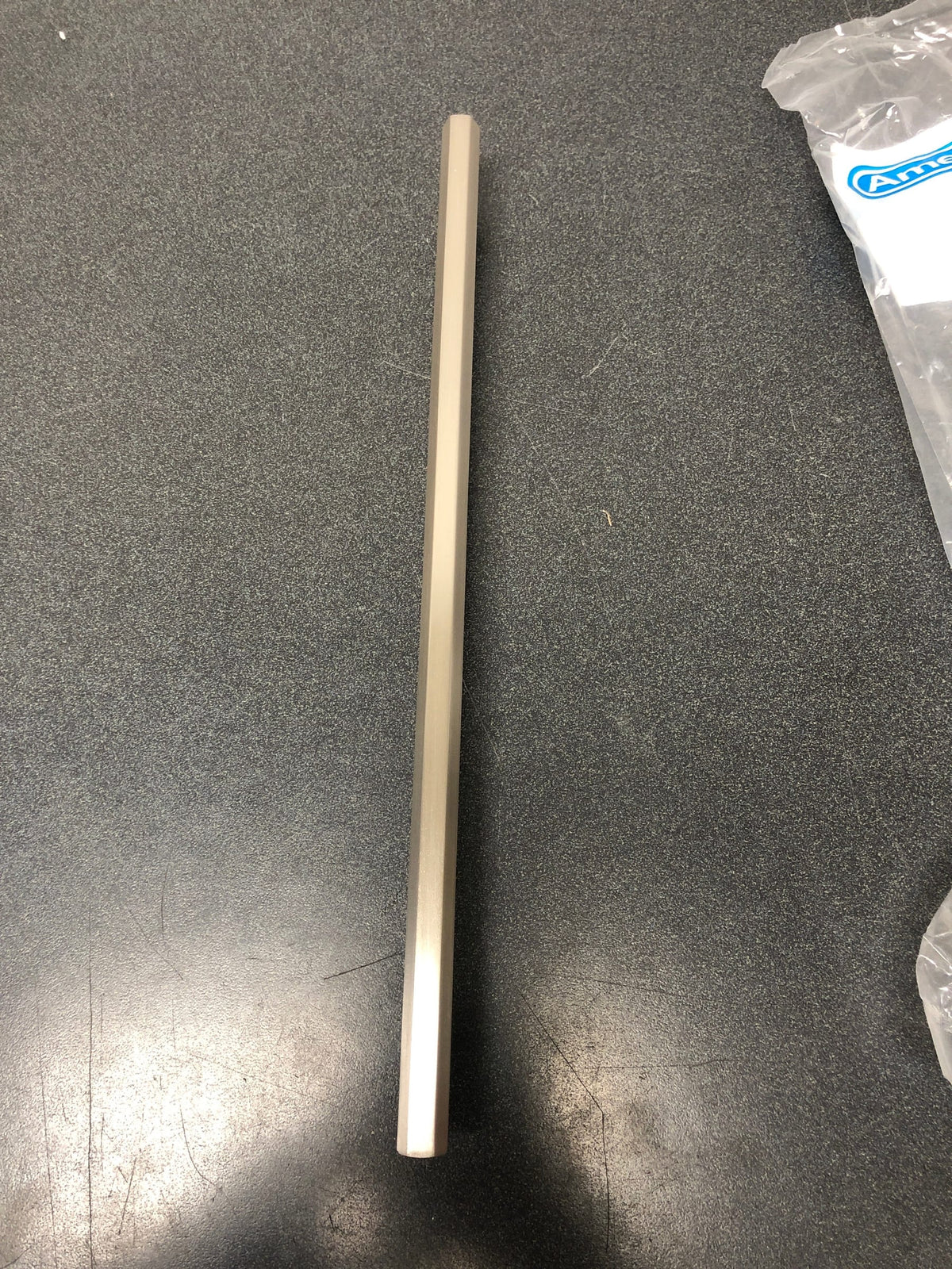 Amerock BP36877G10 Caliber 10-1/16 Inch Center to Center Bar Cabinet Pull - Satin Nickel