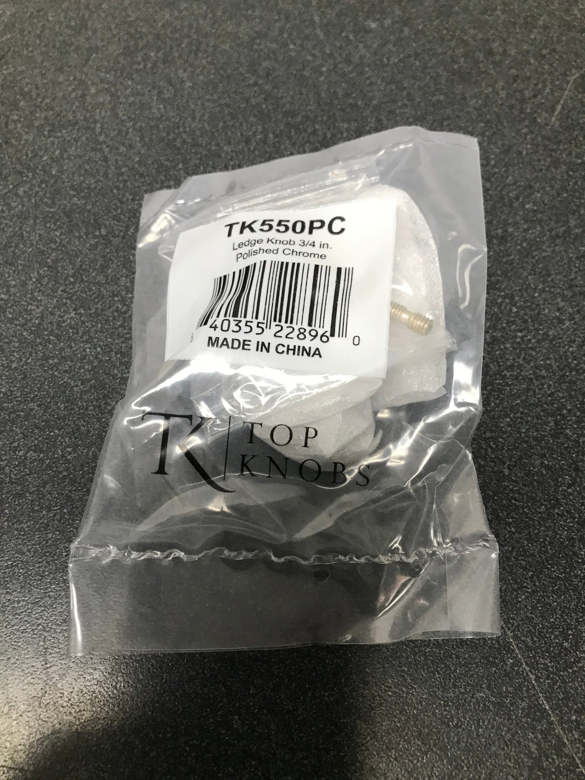 Top Knobs TK550PC Glacier 3/4 Inch Square Cabinet Knob from the Mercer Collection - Polished Chrome