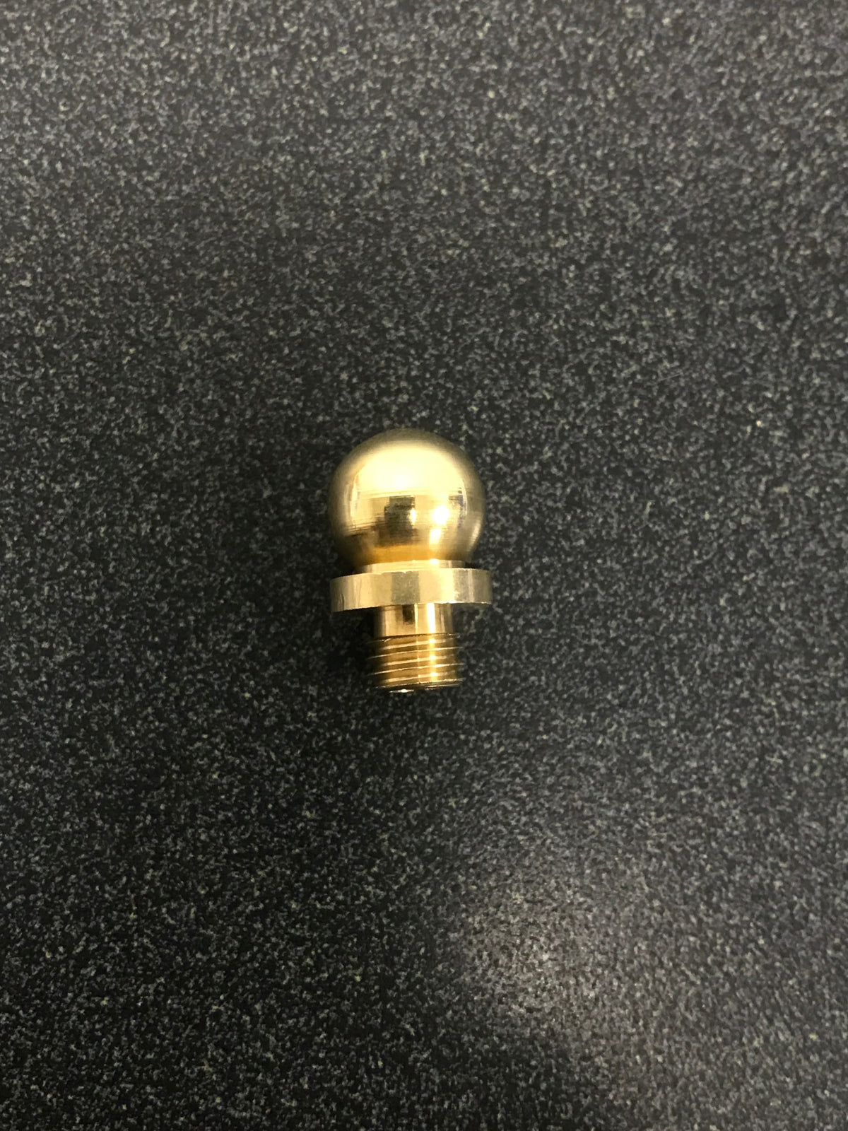 Deltana DSBT4 Decorative Solid Brass Decorative Ball Tip Finial for Deltana Hinge - Satin Brass