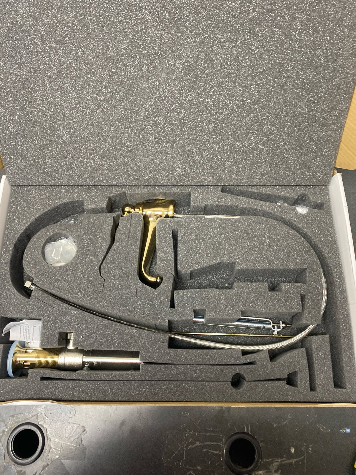 Perrin and Rowe U.3670L-EG-2 Edwardian 1.2 GPM Single Hole Bathroom Faucet with Pop-Up Drain Assembly - English Gold