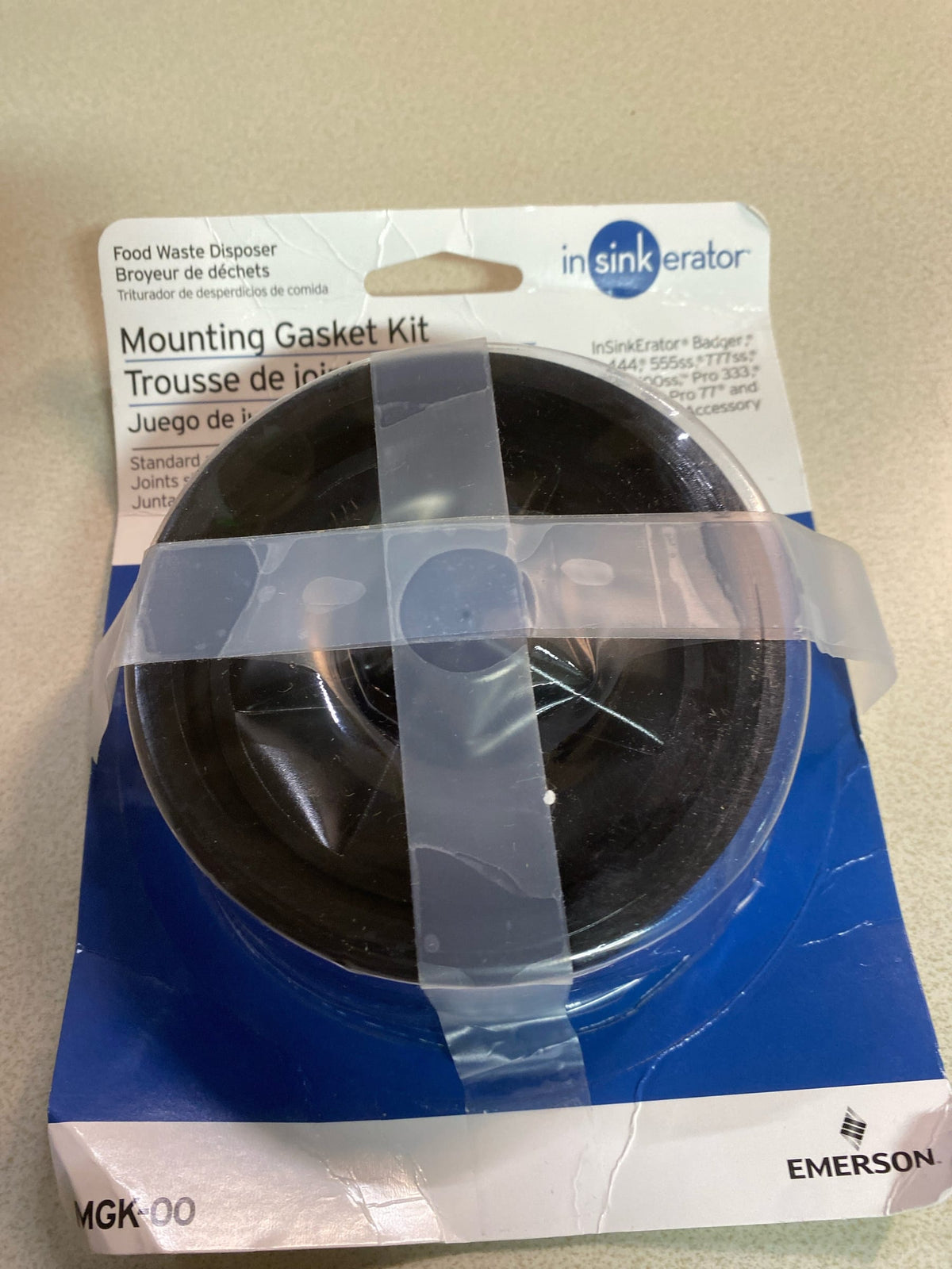 InSinkErator 74657D Replacement Mounting Gasket for Disposals - Black
