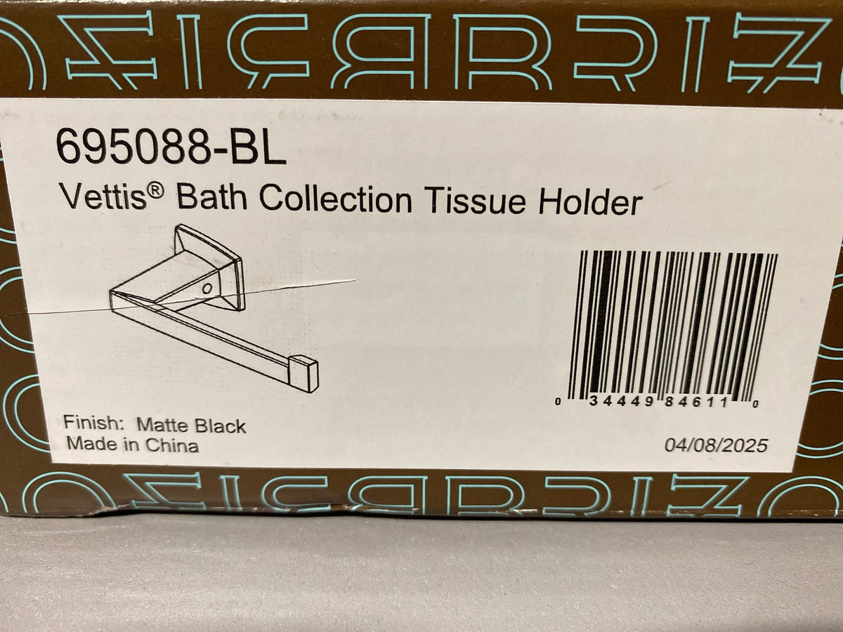 Brizo 695088-BL Vettis 3-5/16" Tissue Holder - Matte Black