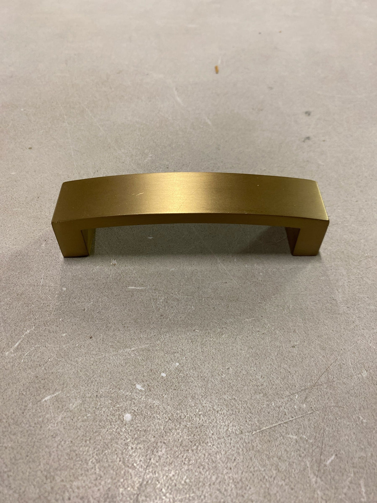 Emtek 86325US4 Bauhaus 4 Inch Center to Center Handle Cabinet Pull - Satin Brass