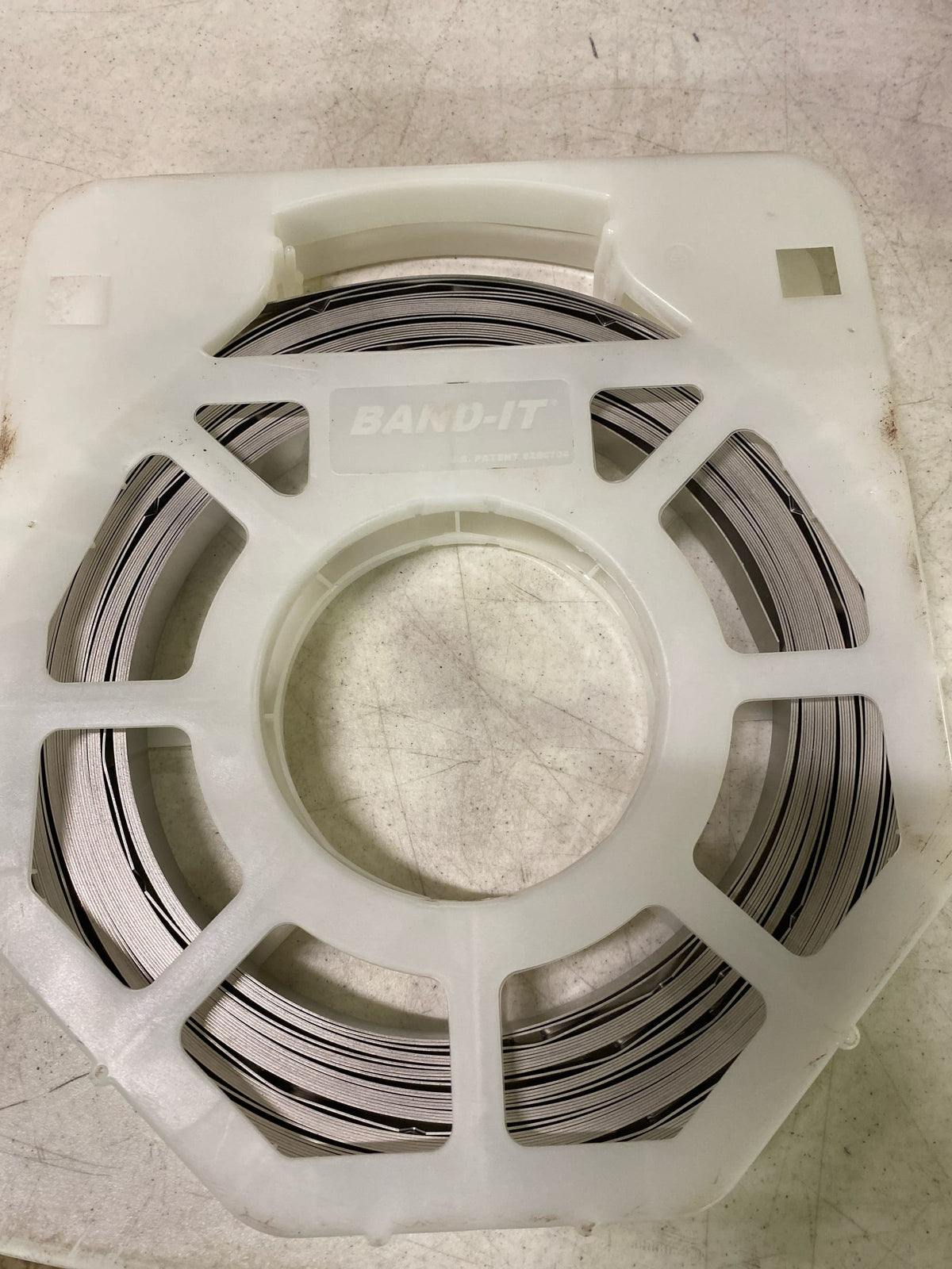 BAND-IT UL2068 Ultra-Lok 3/4" Wide x 0.030" Thick x 68" Length, 201 1/4 Hard Stainless Steel Band (17 Per Tote)