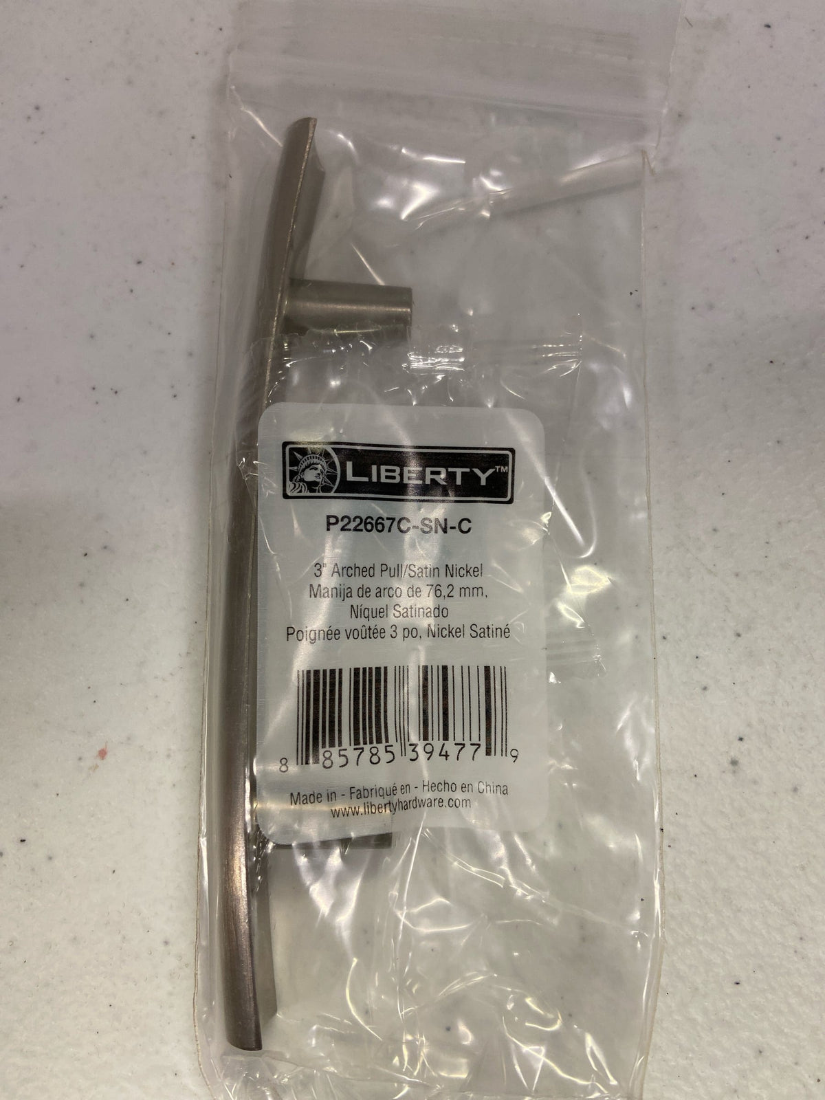 Liberty Hardware P22667C-SN-C-10PACK 3 Inch Center to Center Bar Cabinet Pull - 10 Pack - Satin Nickel