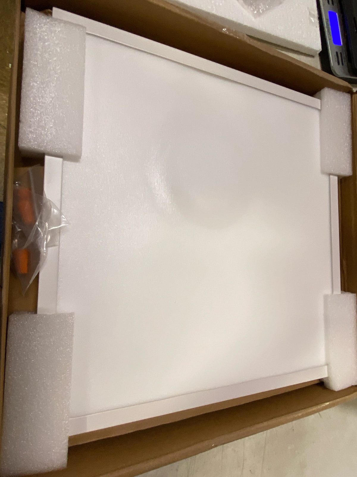 Maxim 58738WTWT Wafer 15" Wide Square LED Panel - 3000K - 3000 Lumens - White / White