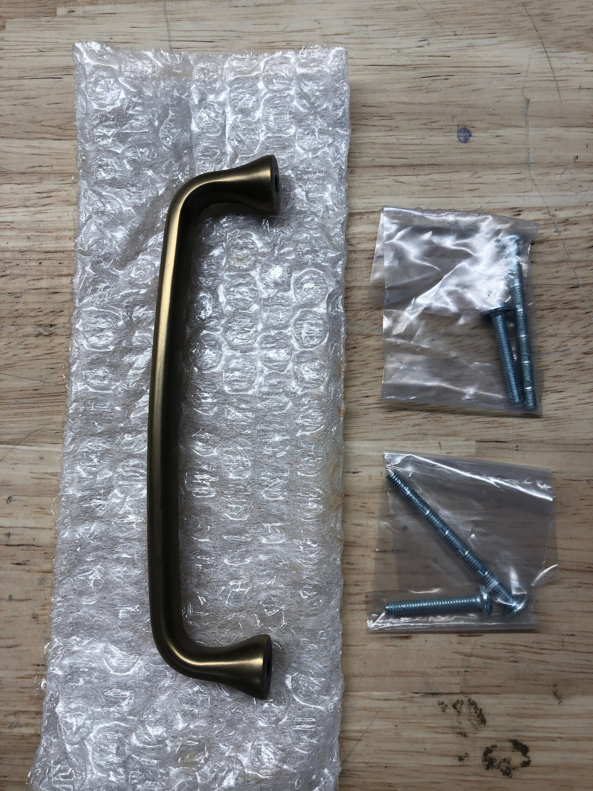 Signature Hardware 481255 Orvin 5-1/8 Inch Center to Center Handle Cabinet Pull - Antique Brass