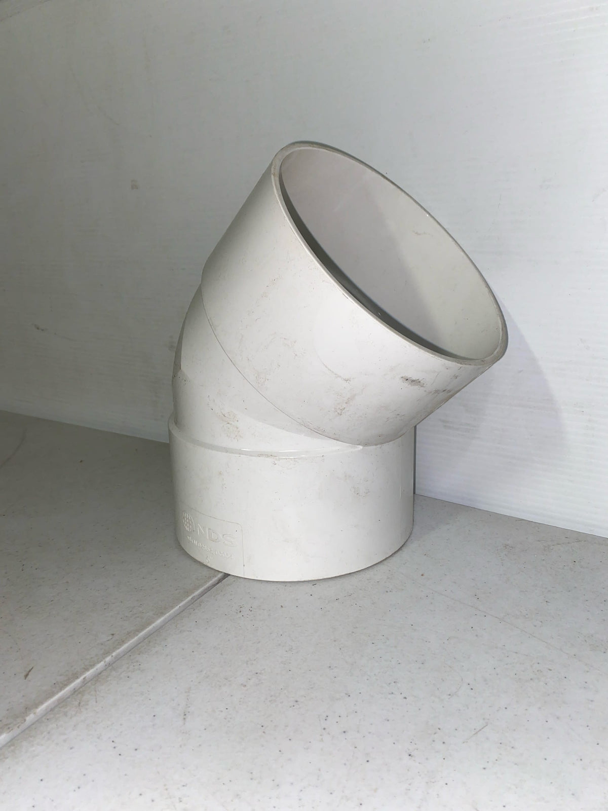 Nds 6P03 PVC S&D 45° Elbow, 6 in. Hub X Hub