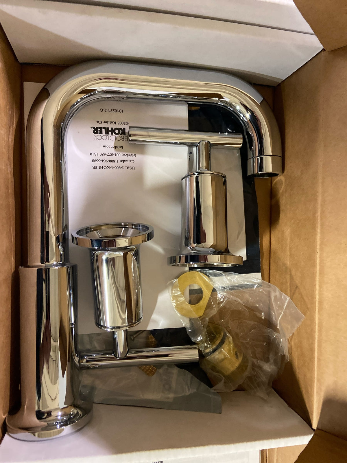Kohler K-T14428-4-CP Purist Deck Mounted Roman Tub Filler - Polished Chrome