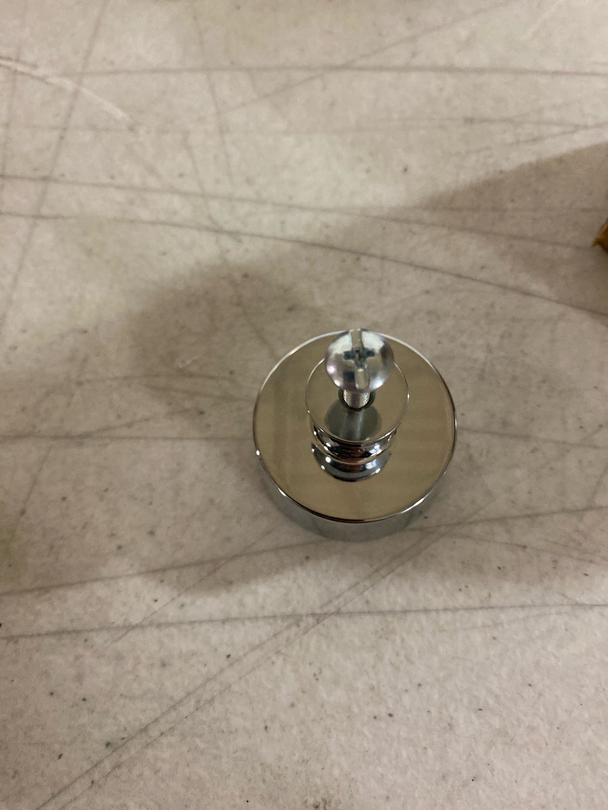 Baldwin 4973260BIN Hollywood Hills 1-1/2 Inch Mushroom Cabinet Knob from the Estate Collection - Polished Chrome