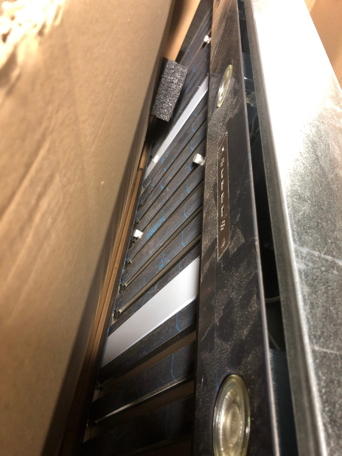 Trade-Wind VSL4483RC VSL400 Series 390 CFM 48 Inch Wide Range Hood Insert with 3 Fan Speeds and LED Lighting - Stainless Steel