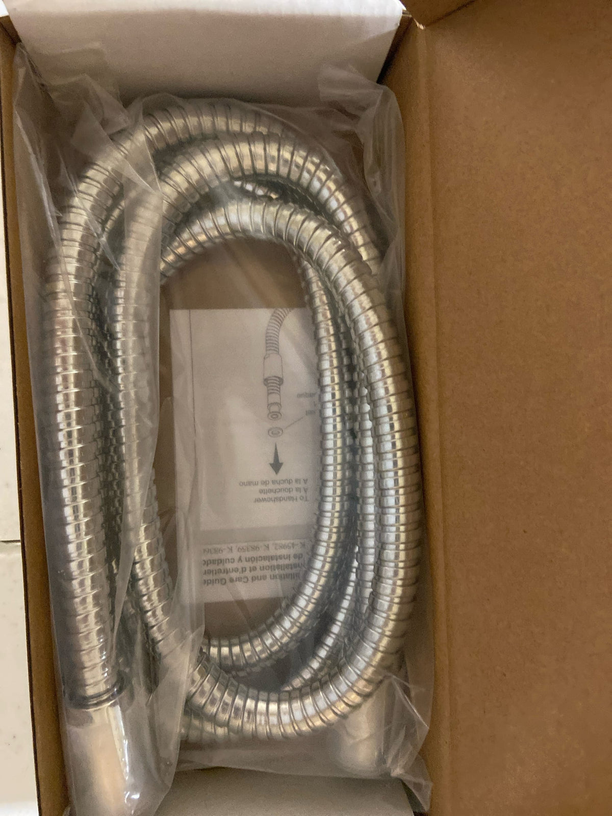 Kohler MasterShower 72" Metal Hand Shower Hose with Swivel Base