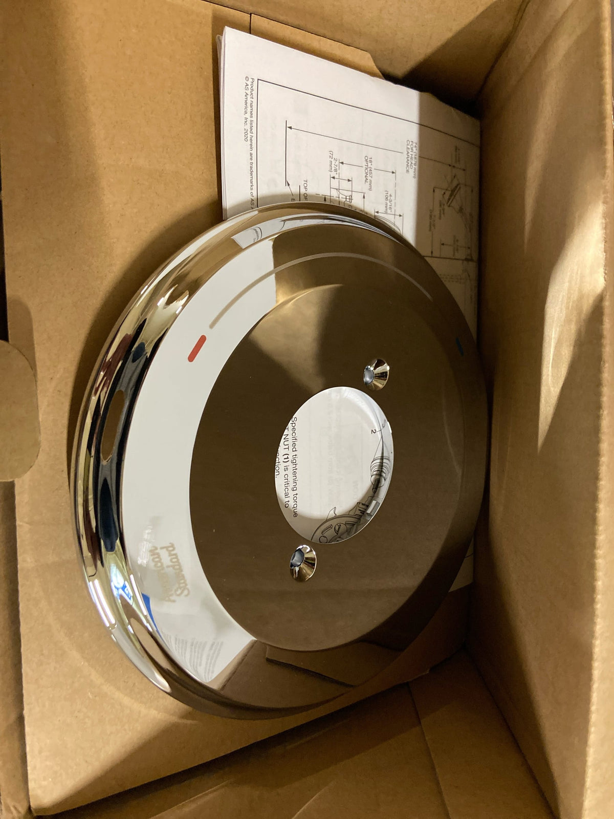 American Standard TU075508.002 Colony PRO Tub and Shower Trim Package with 1.75 GPM Single Function Shower Head - Polished Chrome