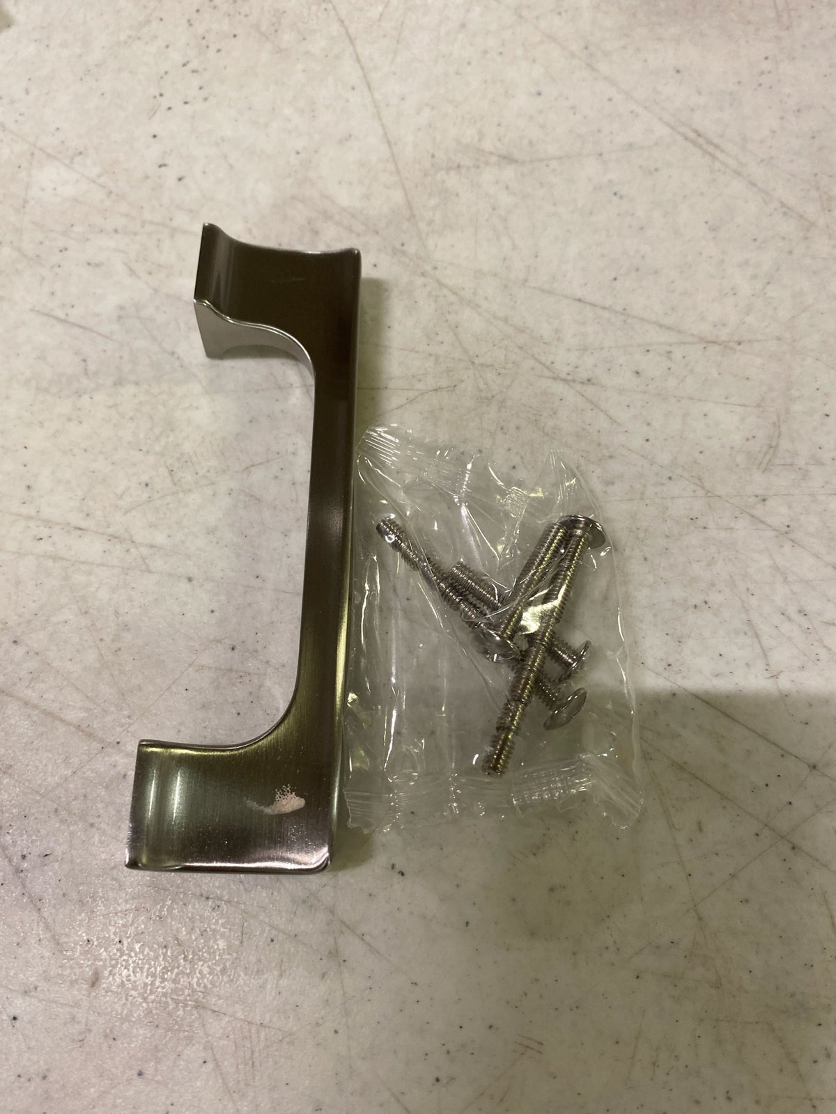 Jeffrey Alexander 752-96SN Sullivan 3-3/4" Center to Center Tapered Square Contemporary Cabinet Handle / Drawer Pull - Satin Nickel