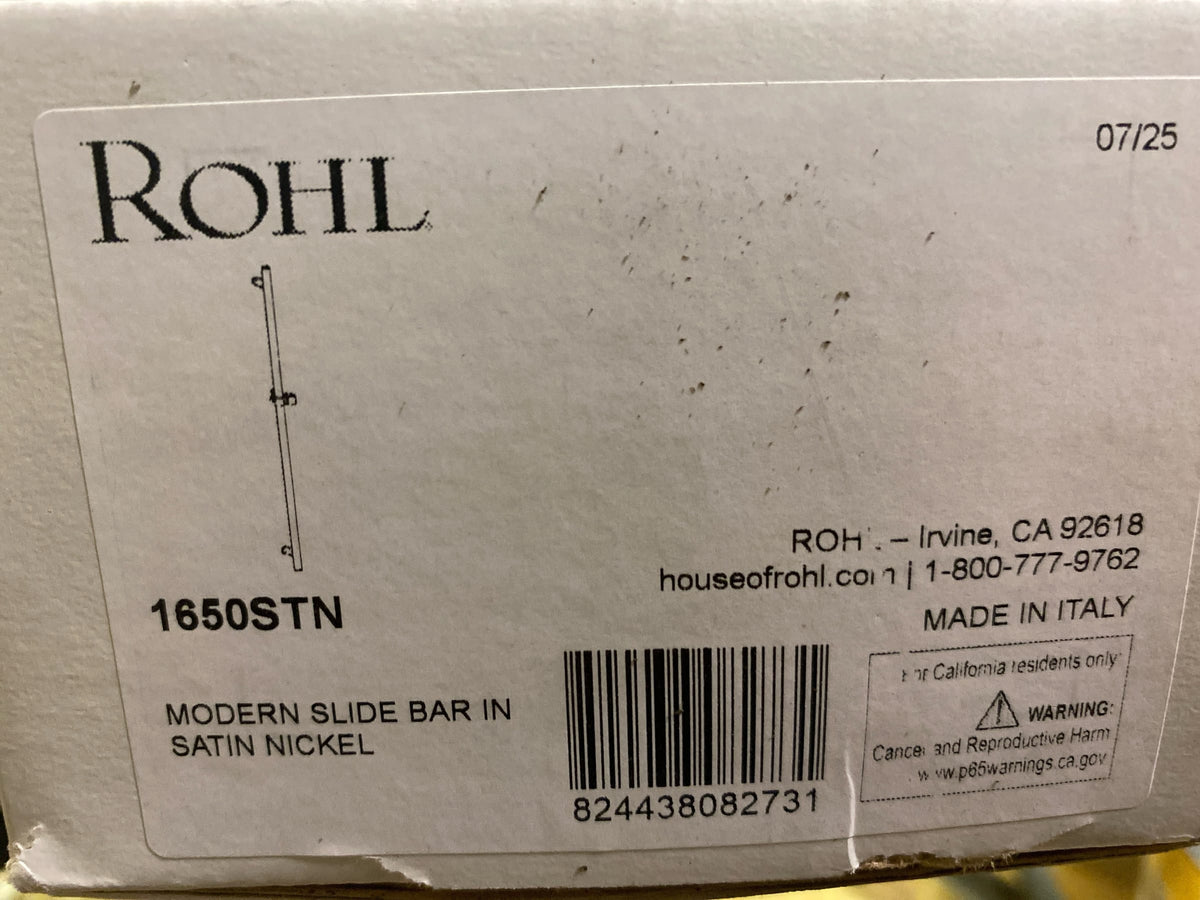 ROHL 1650STN Modern Slide Bar