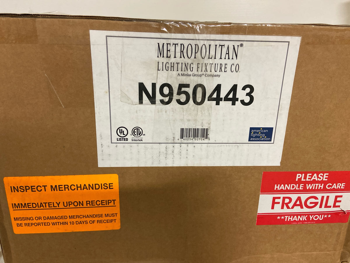 Metropolitan N950443 1 Light ADA Compliant Wall Washer Wall Sconce - French Gold
