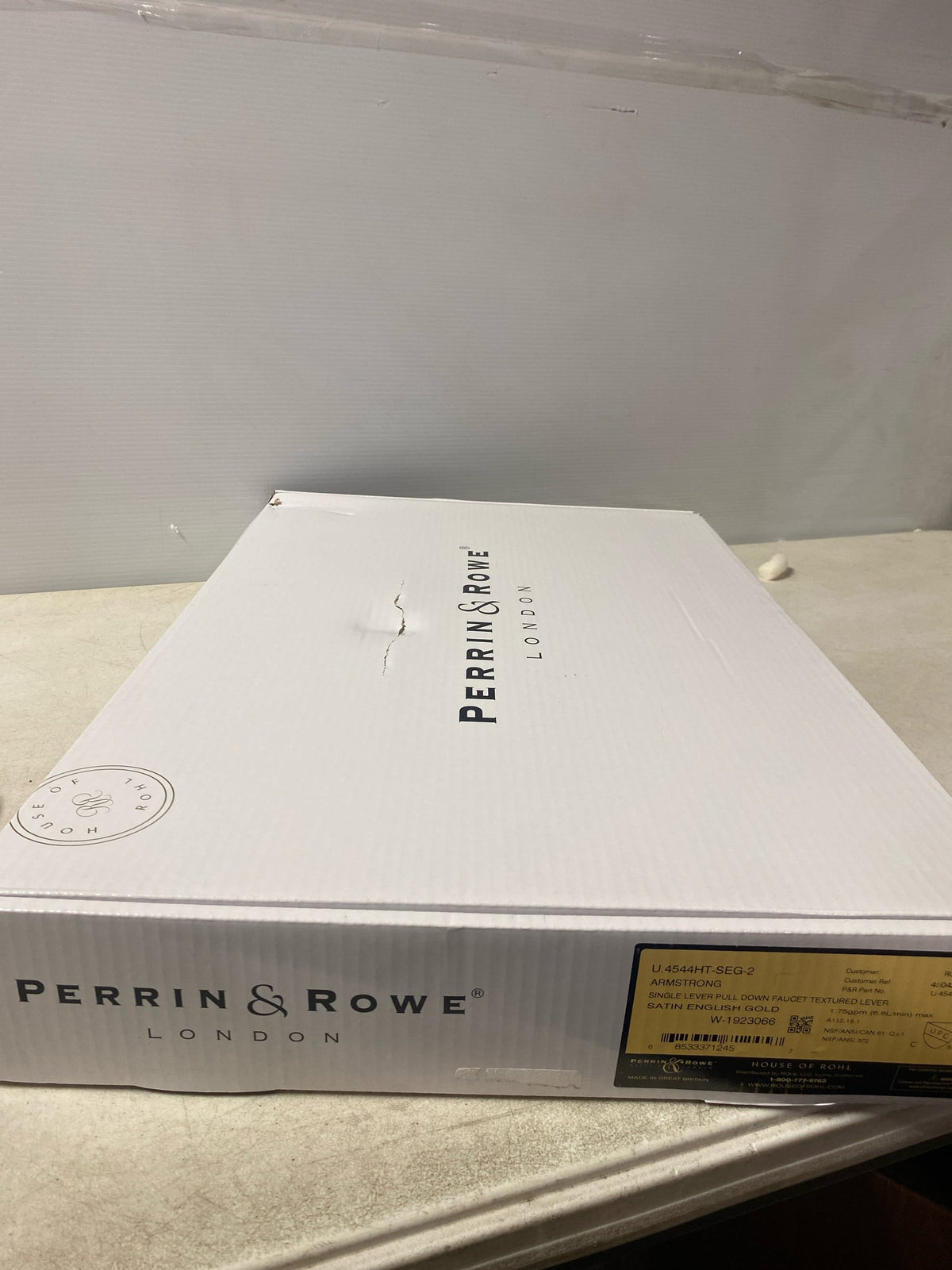Perrin and Rowe U.4544HT-SEG-2 Armstrong 1.75 GPM Single Hole Pull Down Kitchen Faucet - Satin English Gold