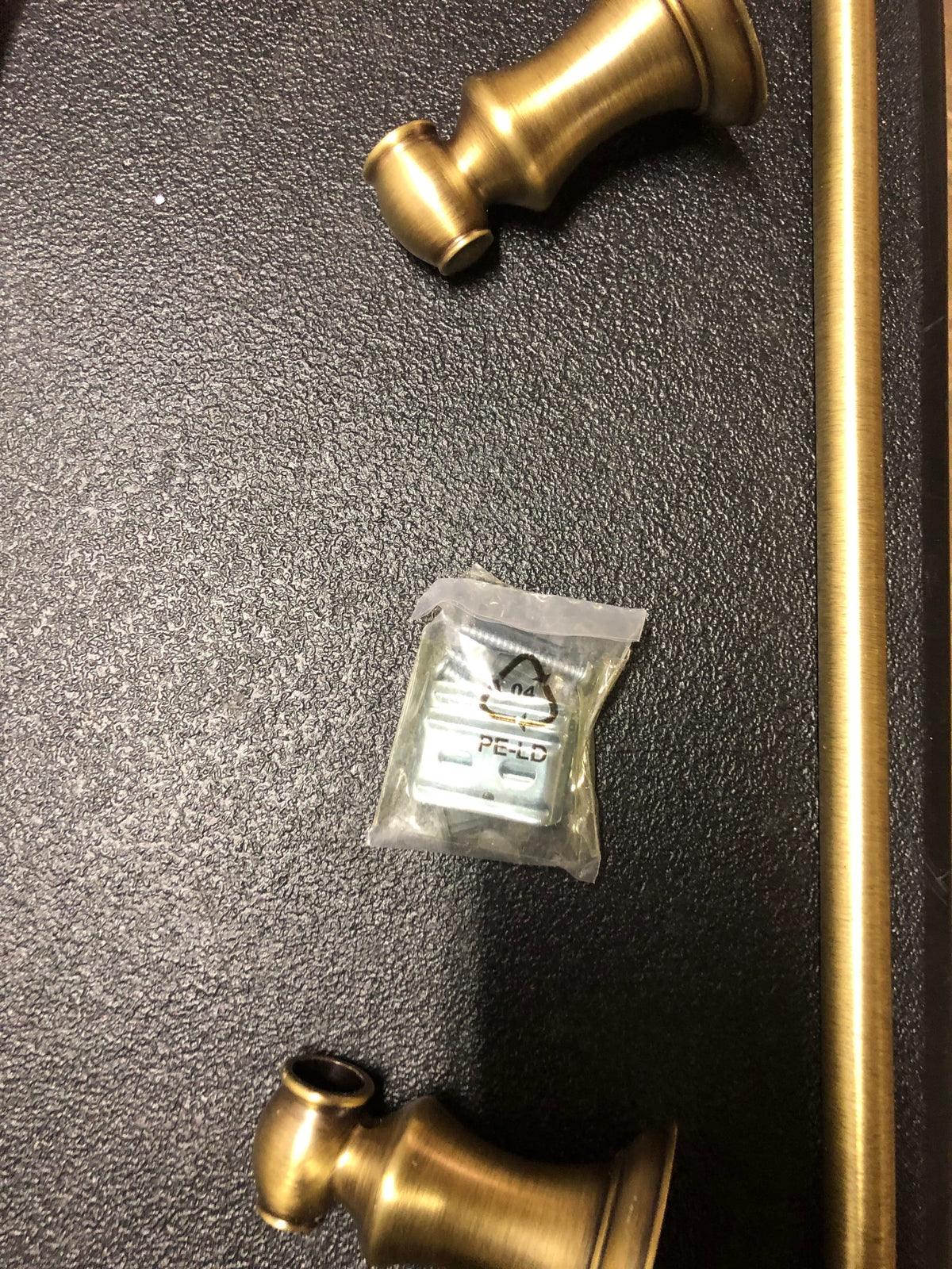 Signature Hardware SHSB3040AGBR FundamentALL 28" Slide Bar - Aged Brass