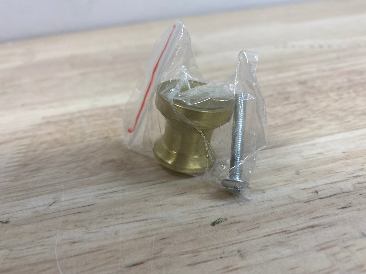 Deltana CHAL10U4 Chalice 1 Inch Mushroom Cabinet Knob - Satin Brass