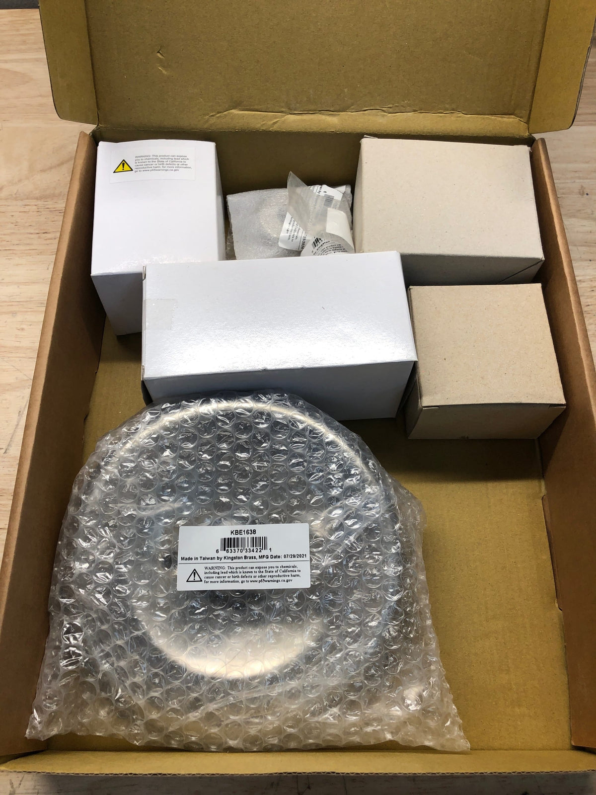 Kingston Brass KB1638TSO Shower Only Trim Package with 1.8 GPM Multi Function Shower Head - Brushed Nickel